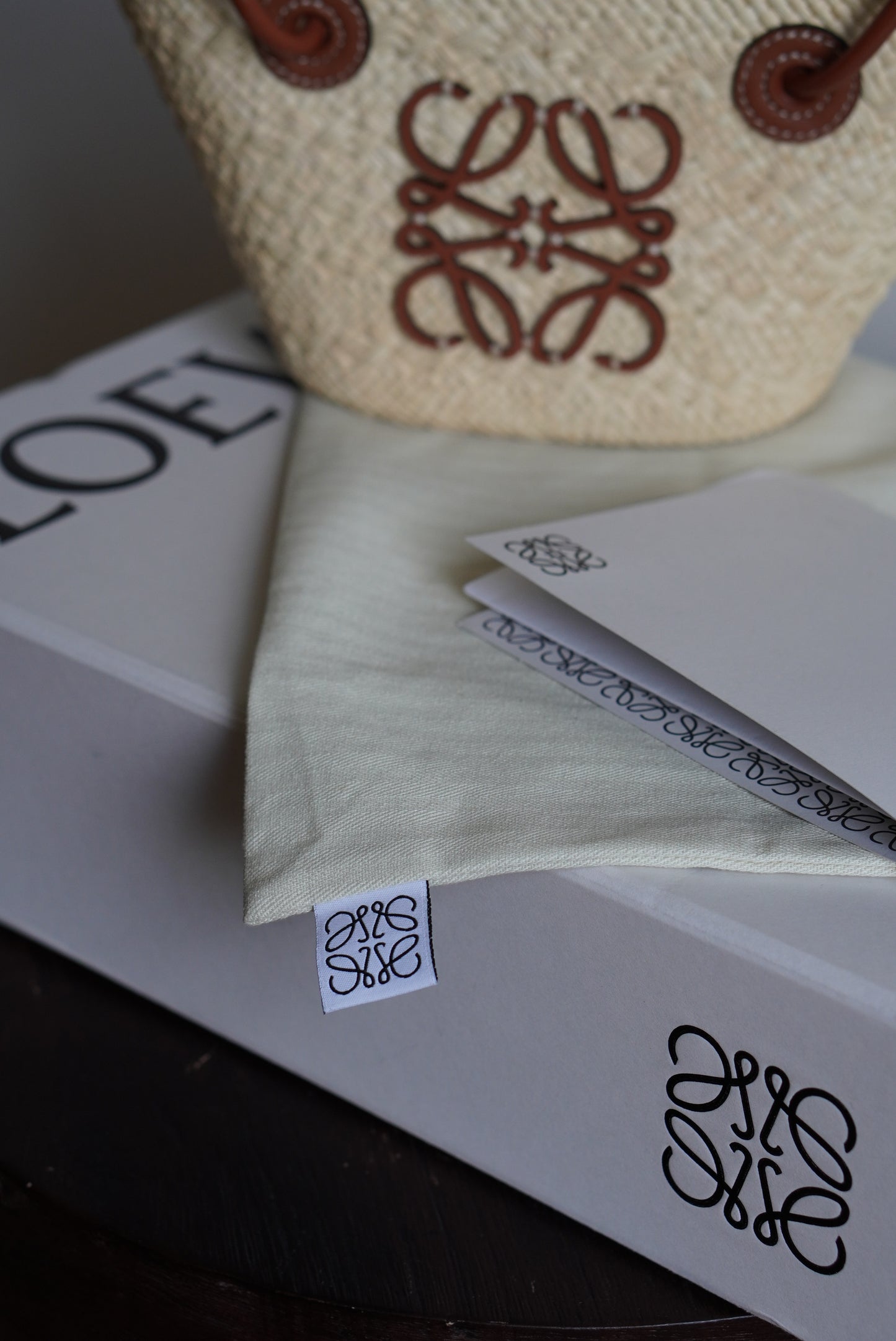 LOEWE MINI ANAGRAM BASKET