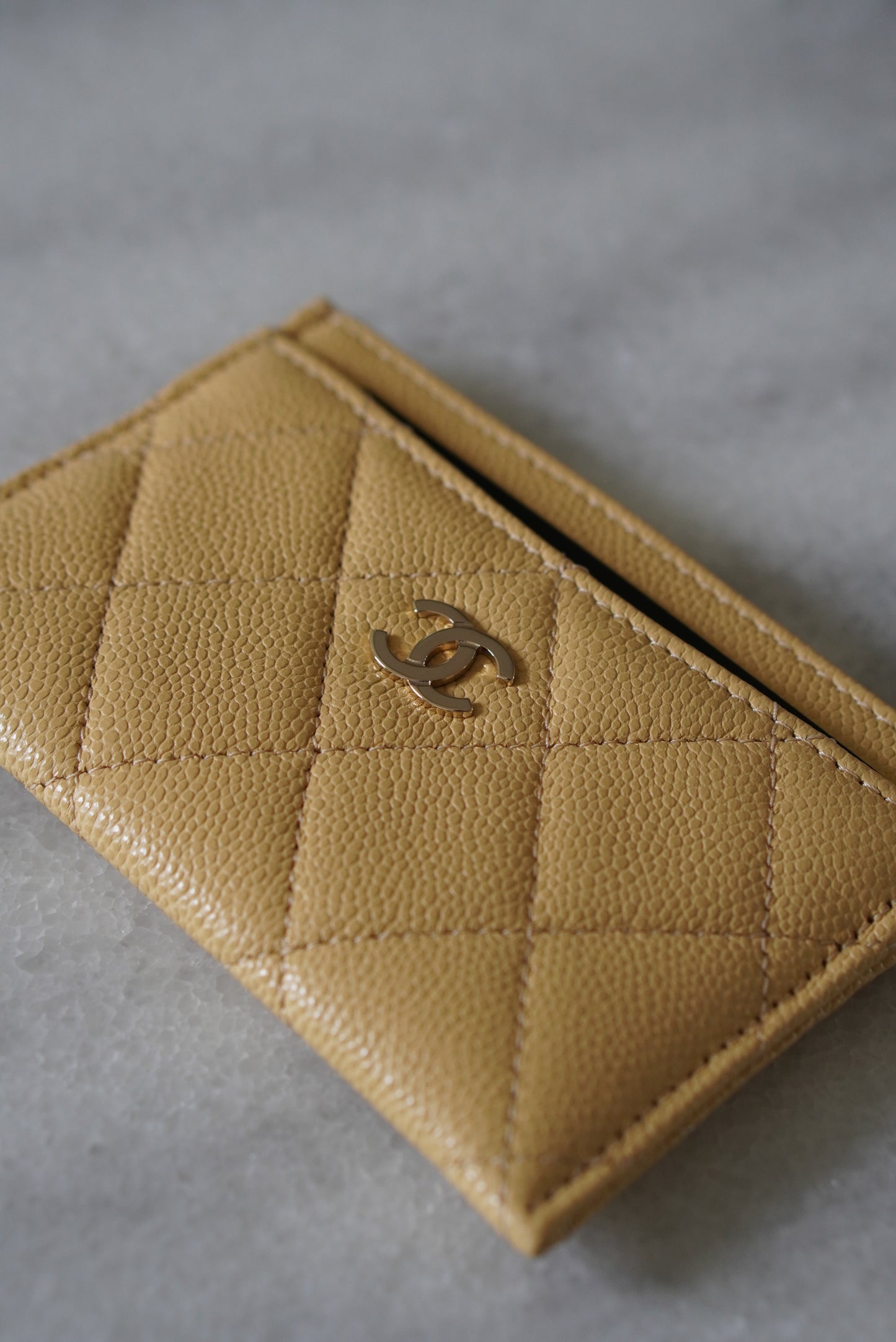 CHANEL CLASSIC CARD HOLDER | YELLOW