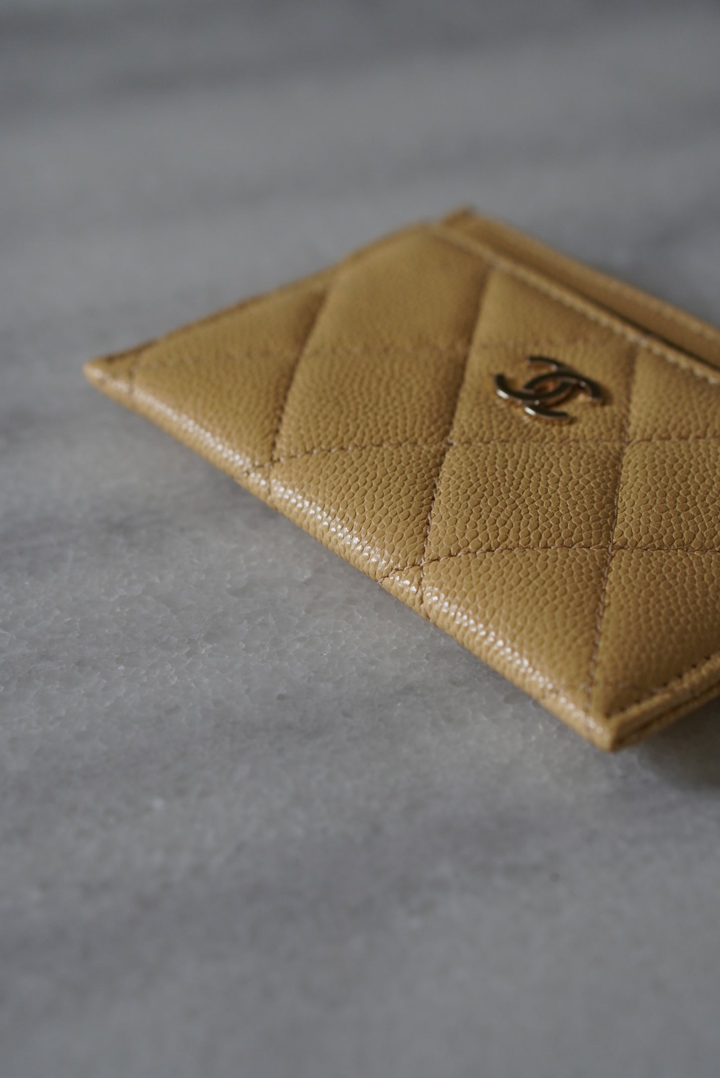 CHANEL CLASSIC CARD HOLDER | YELLOW