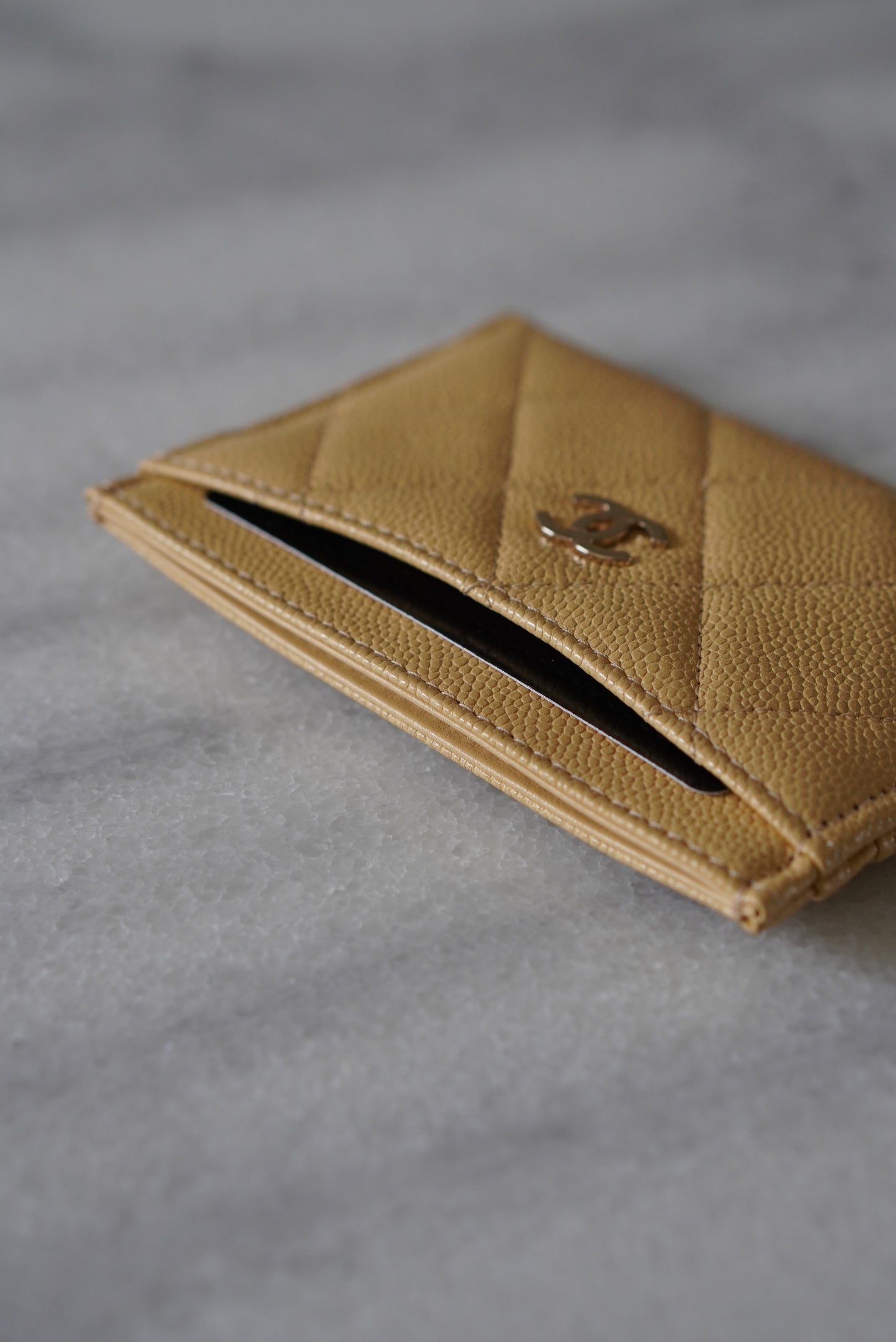 CHANEL CLASSIC CARD HOLDER | YELLOW