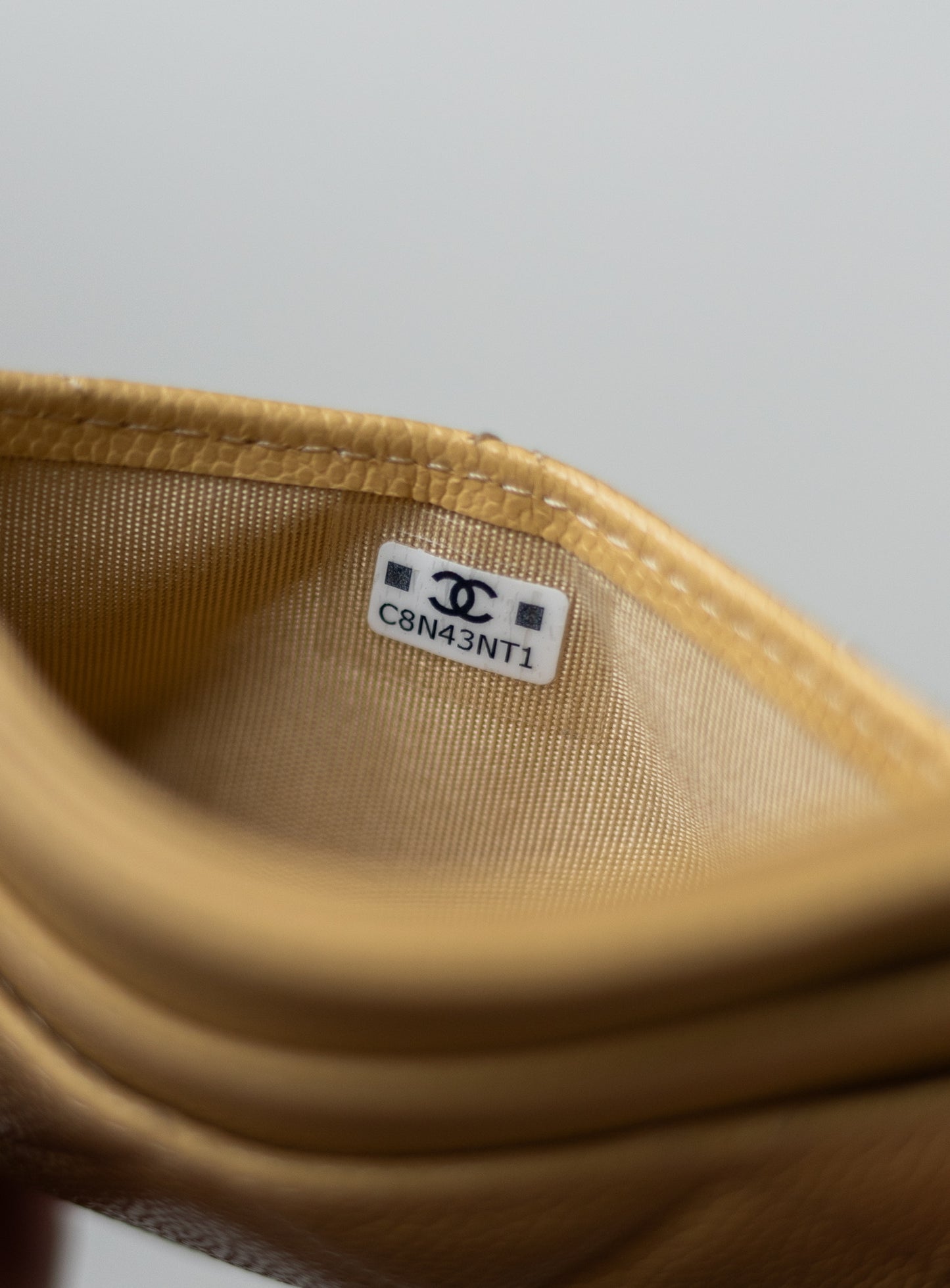 CHANEL CLASSIC CARD HOLDER | YELLOW