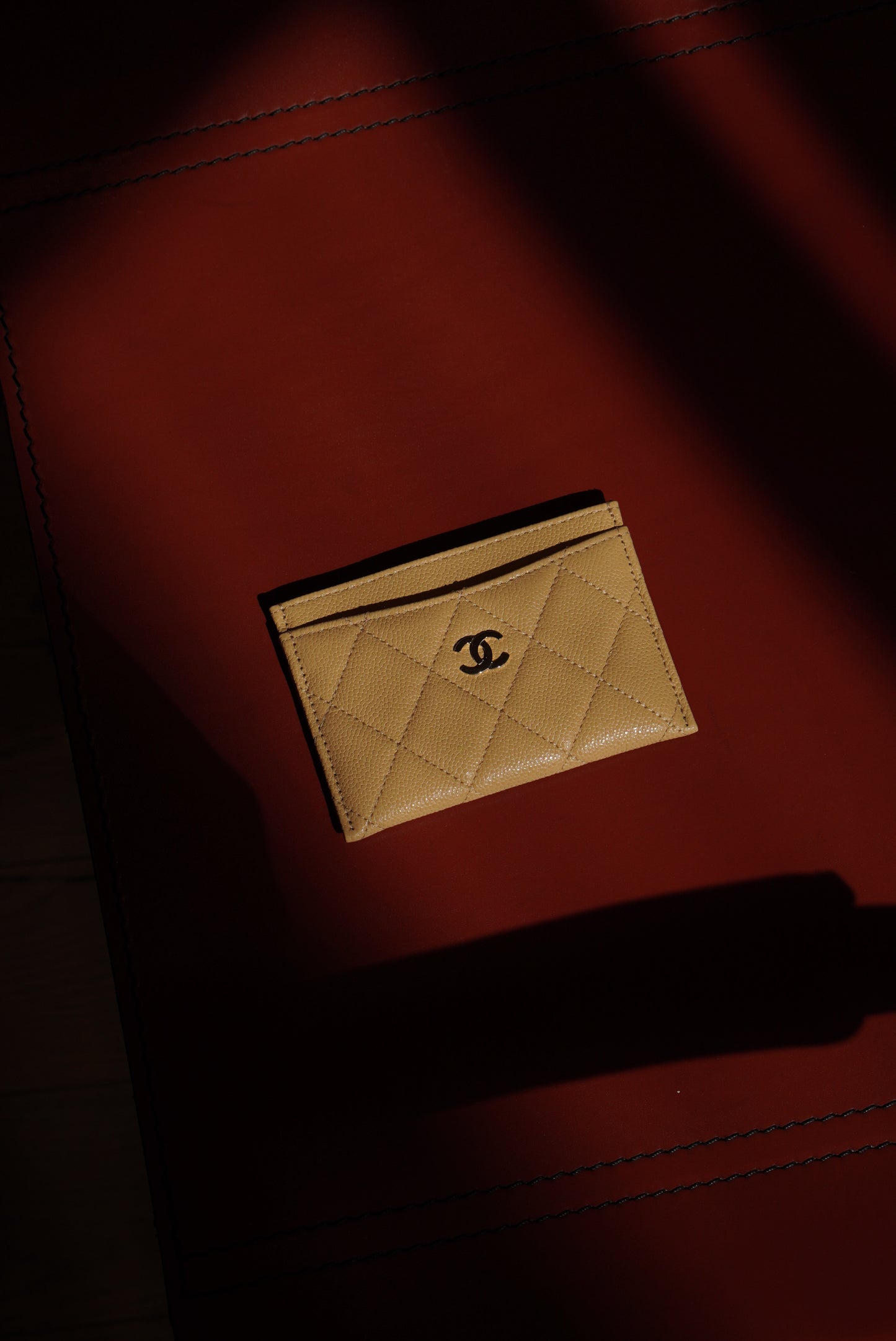 CHANEL CLASSIC CARD HOLDER | YELLOW