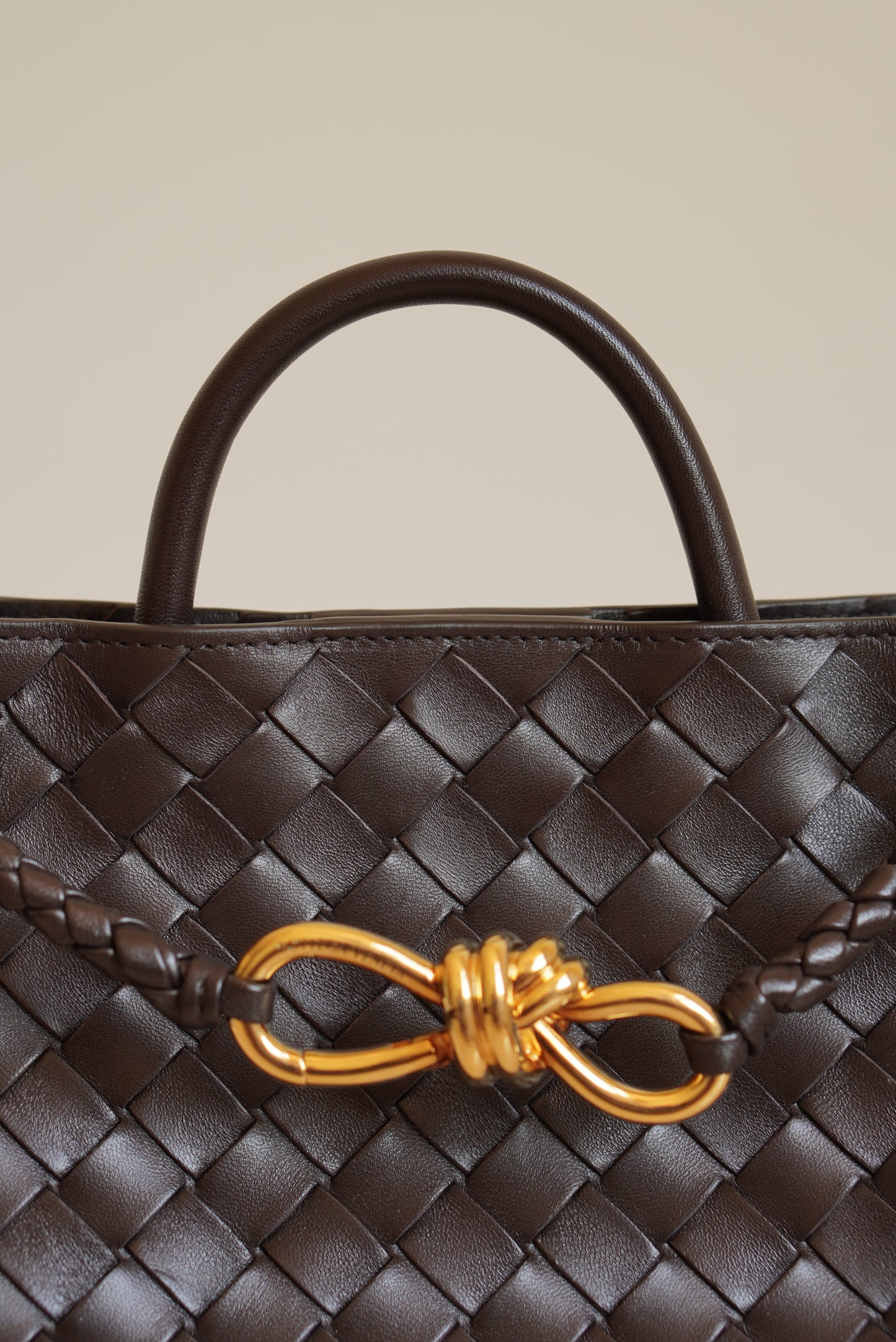 BOTTEGA VENETA ANDIAMO SMALL | FONDANT