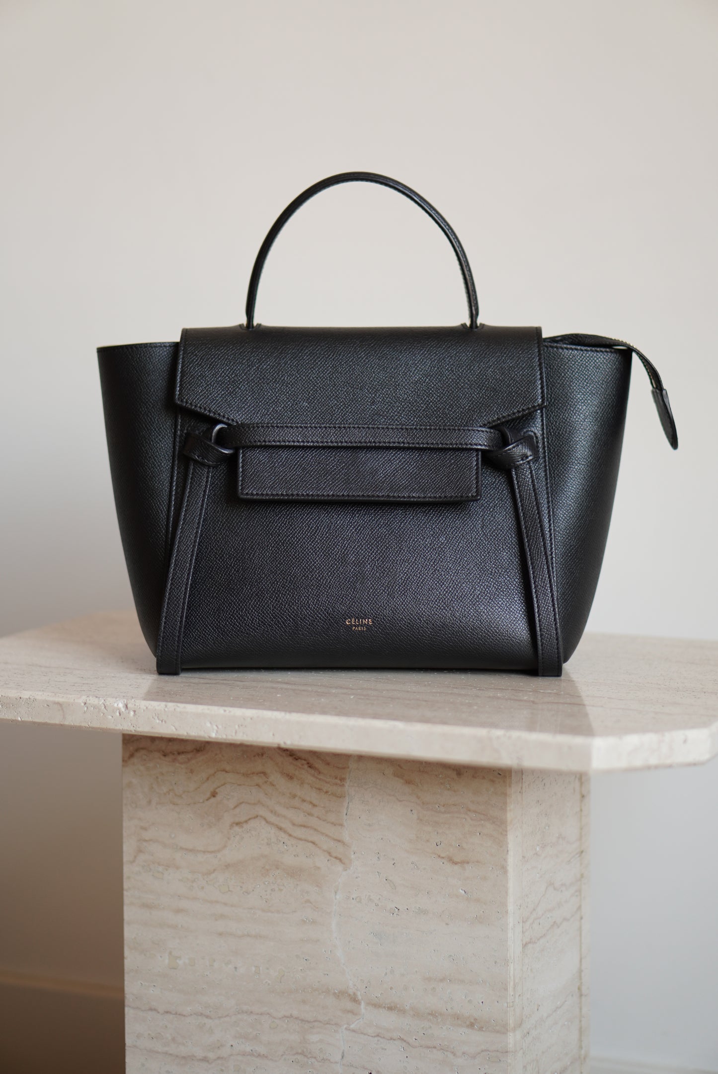 CÉLINE MICRO BELT BAG | BLACK