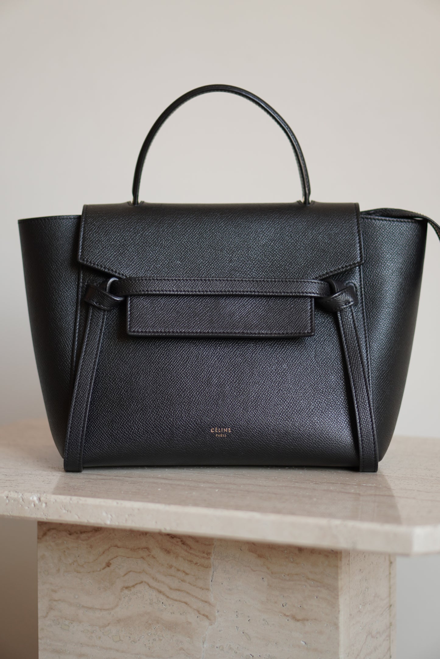 CÉLINE MICRO BELT BAG | BLACK