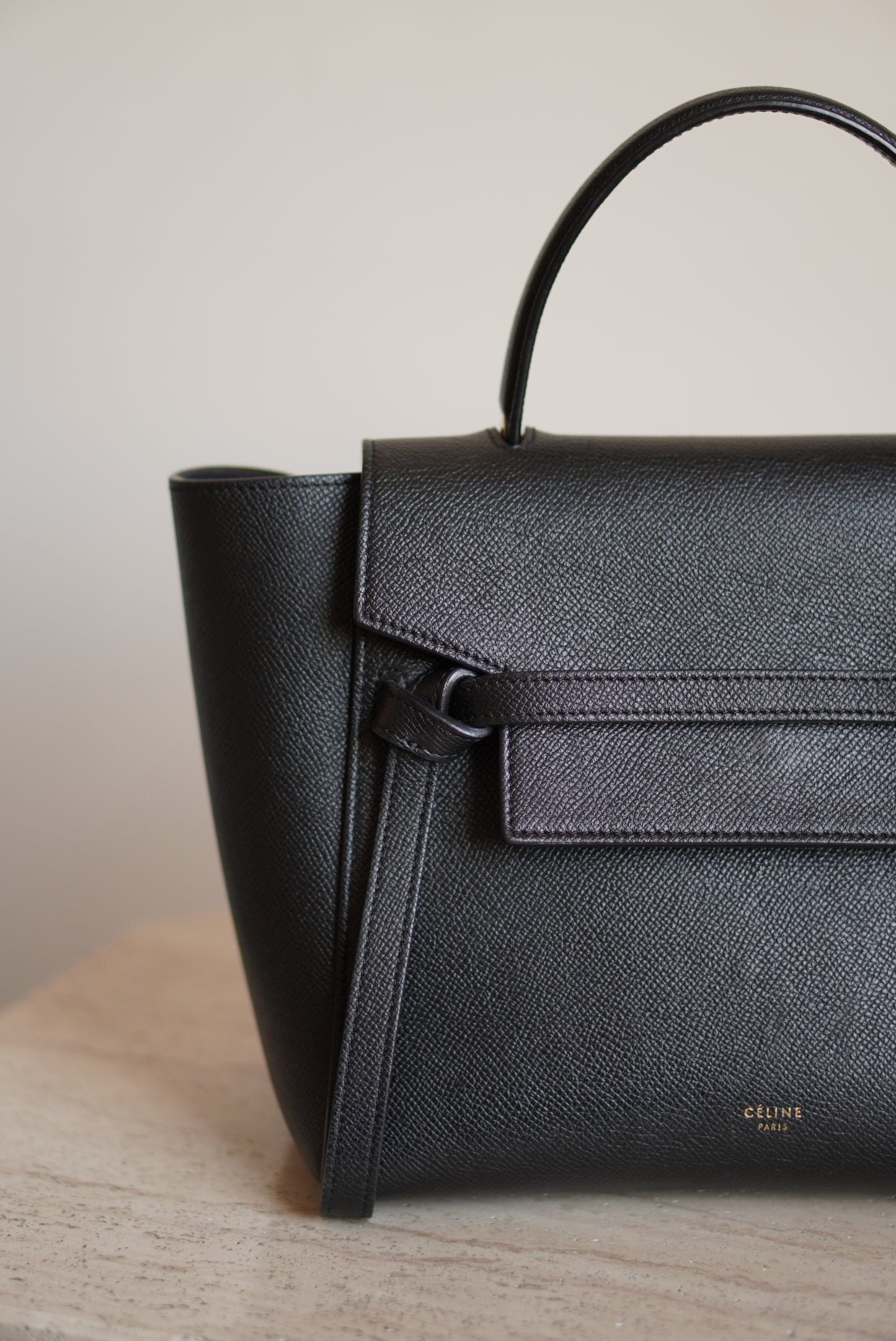 CÉLINE MICRO BELT BAG | BLACK