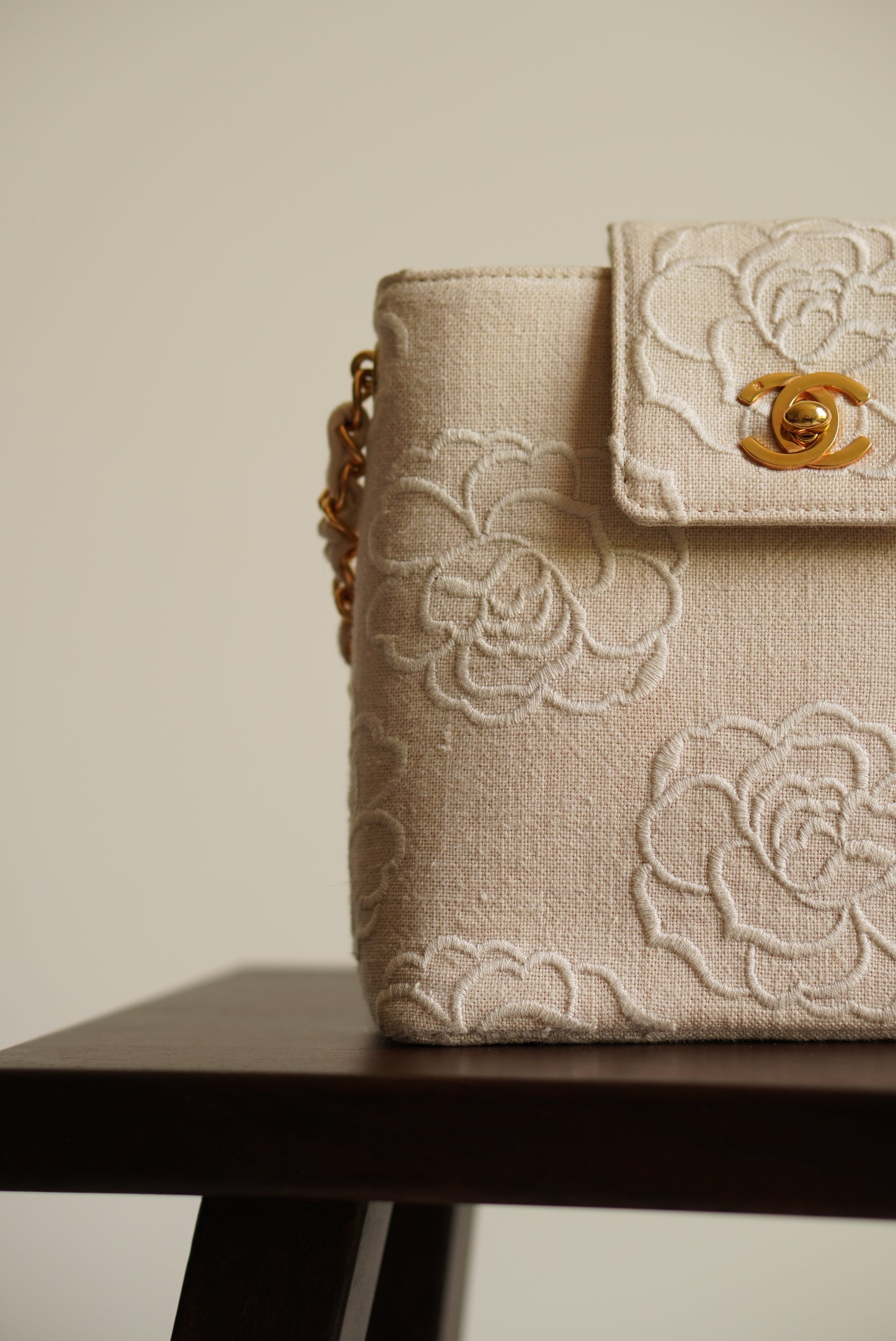 CHANEL CAMELLIA TURNLOCK SMALL