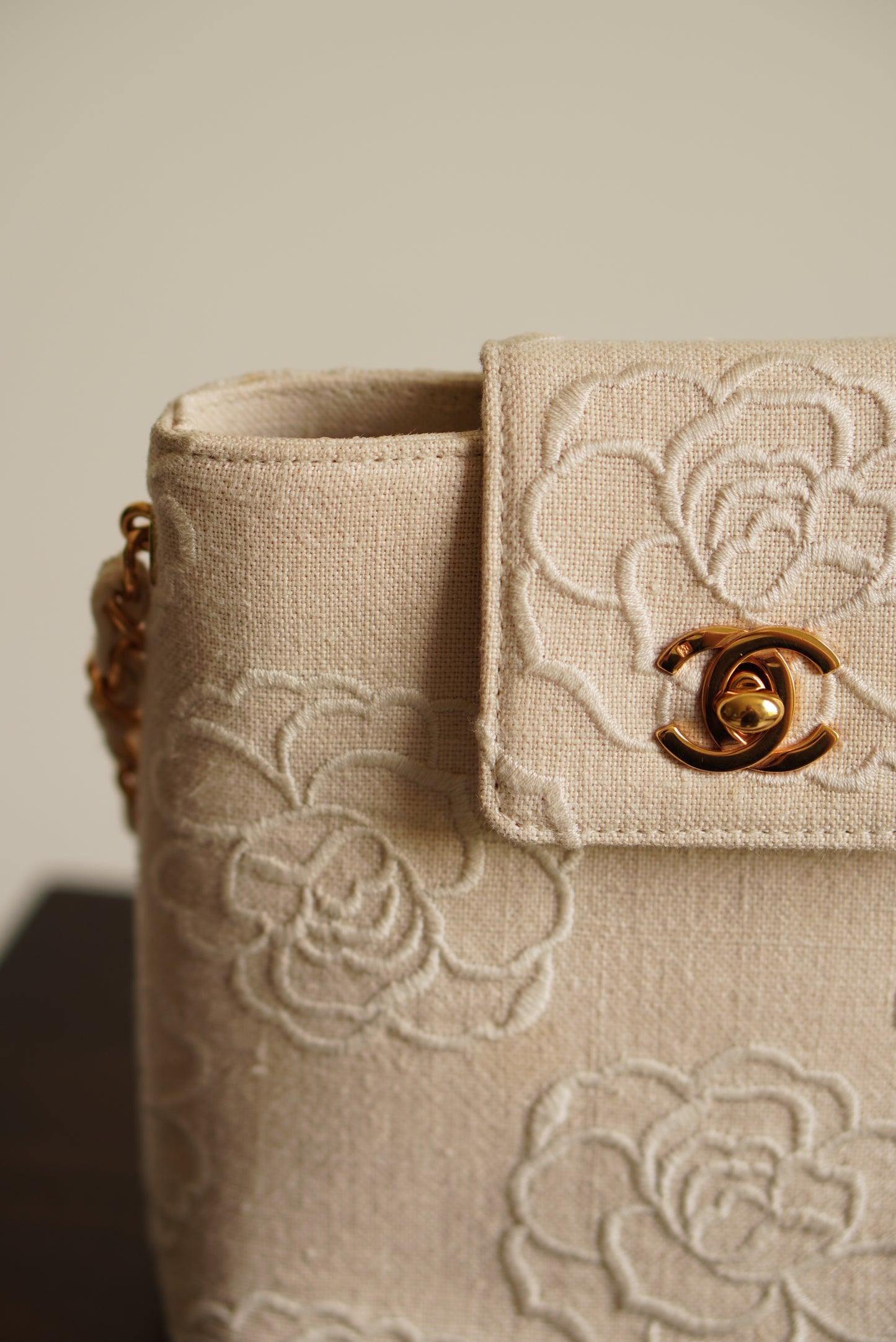 CHANEL CAMELLIA TURNLOCK SMALL