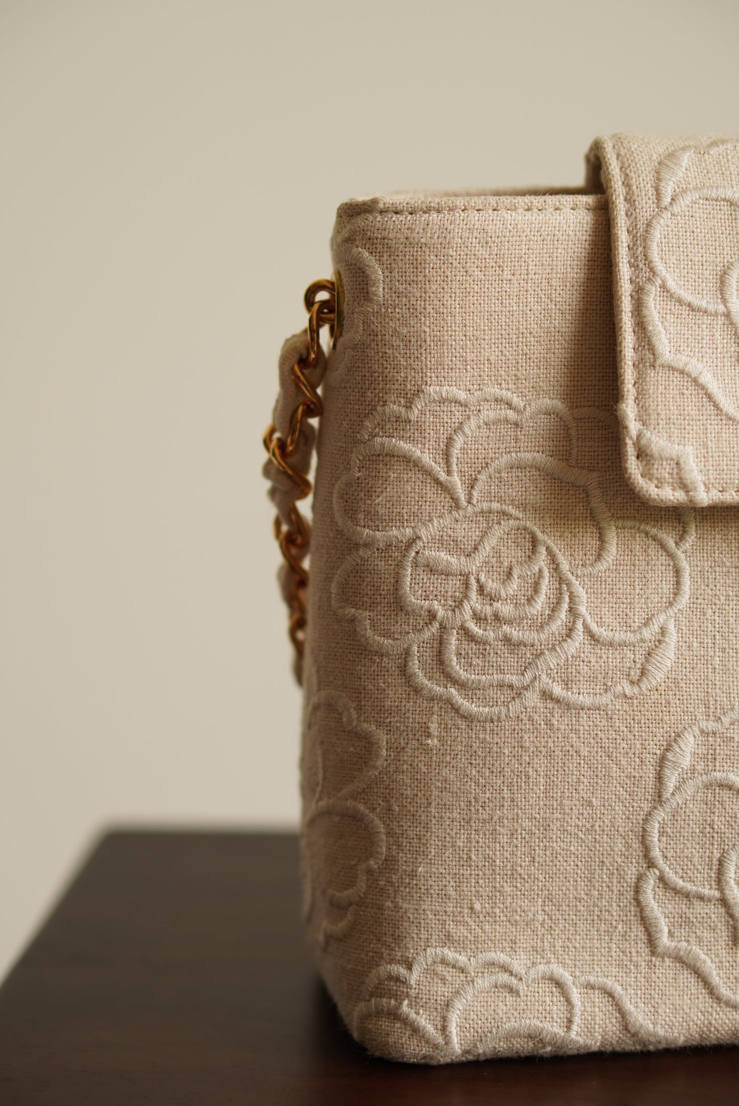 CHANEL CAMELLIA TURNLOCK SMALL