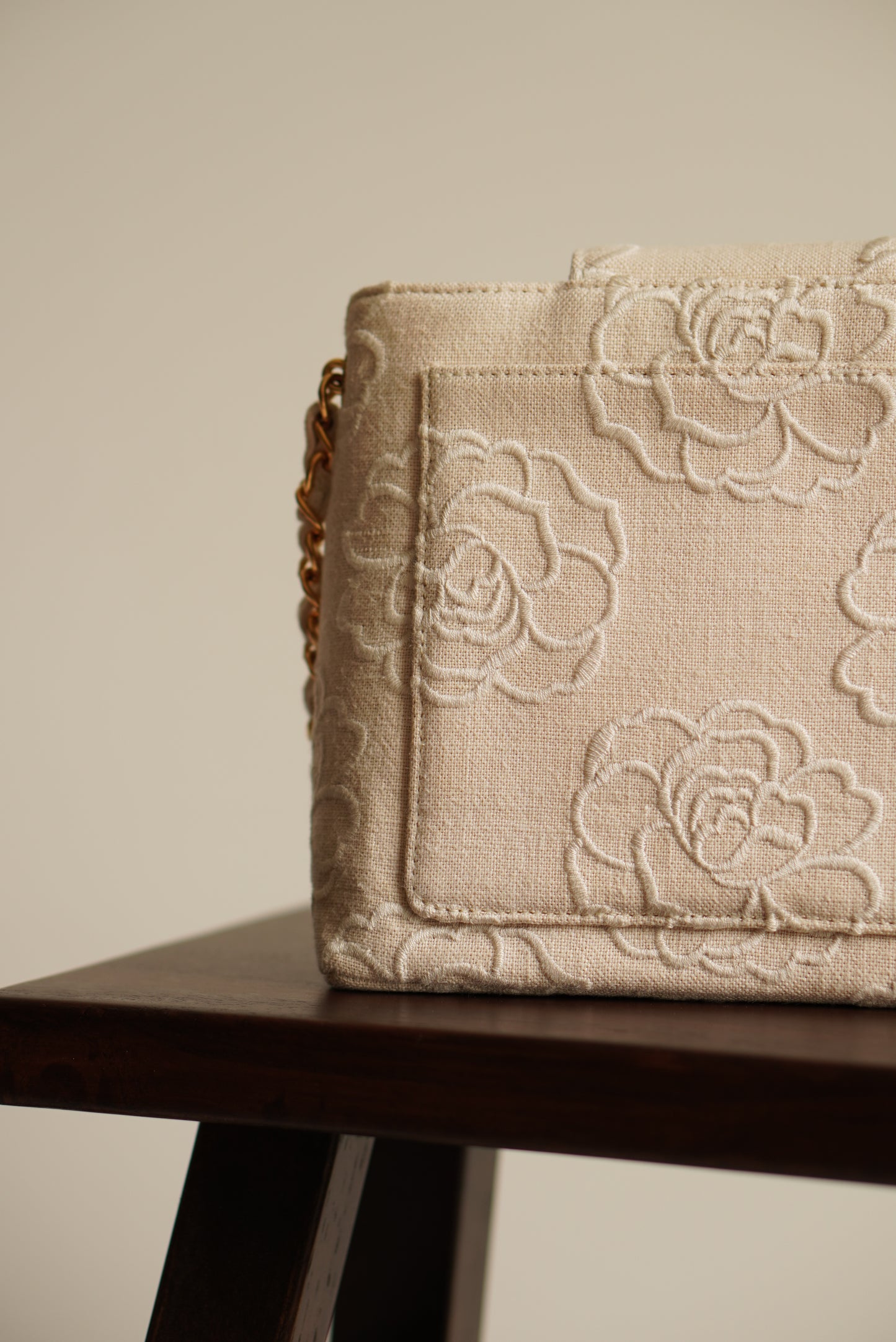 CHANEL CAMELLIA TURNLOCK SMALL