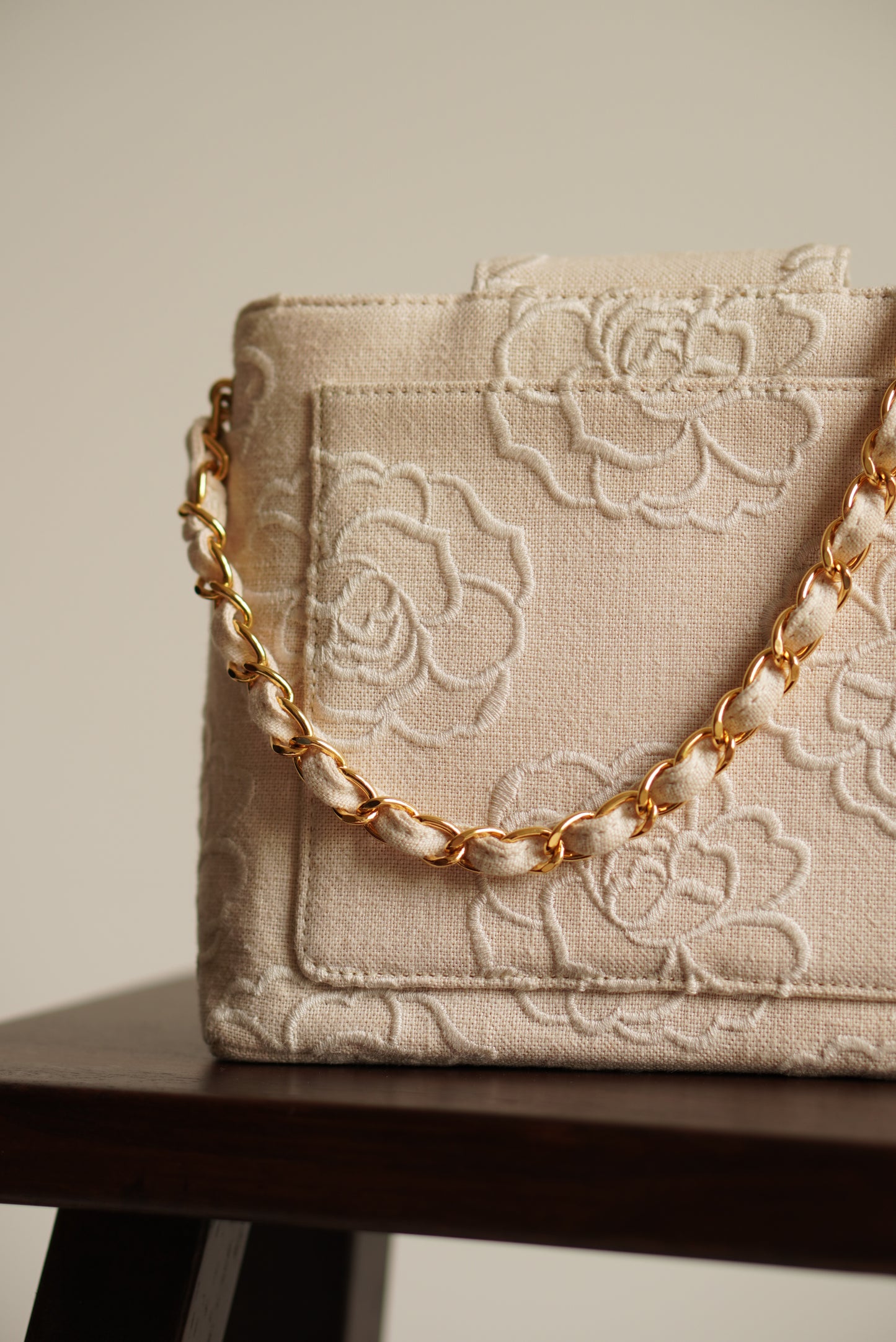 CHANEL CAMELLIA TURNLOCK SMALL