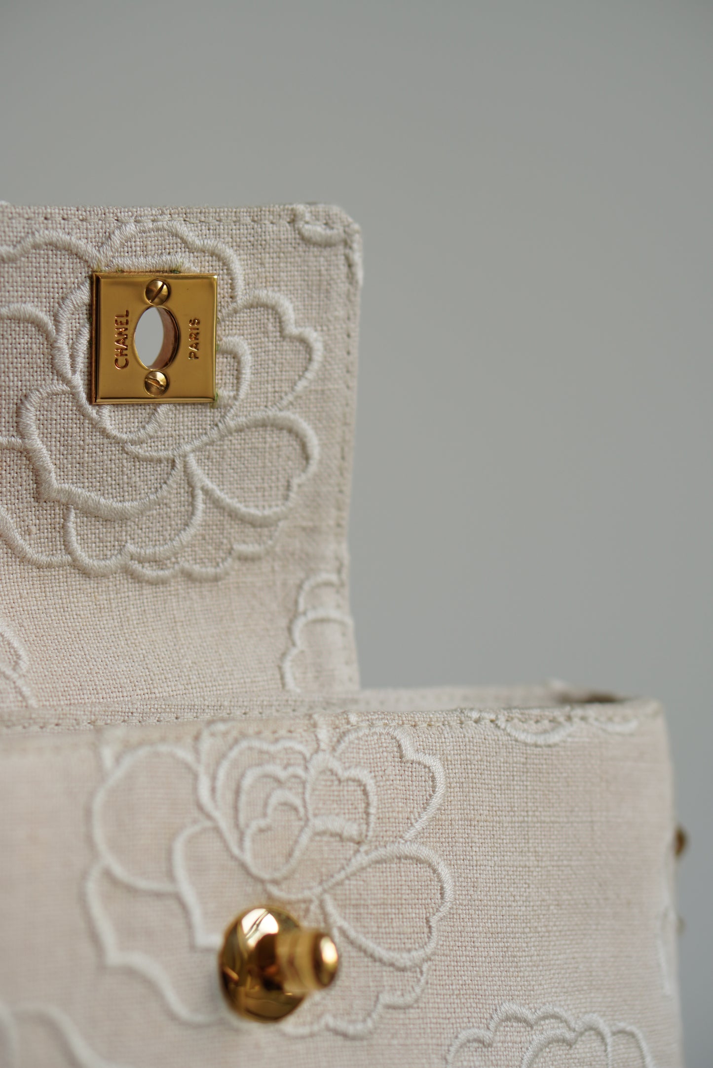 CHANEL CAMELLIA TURNLOCK SMALL