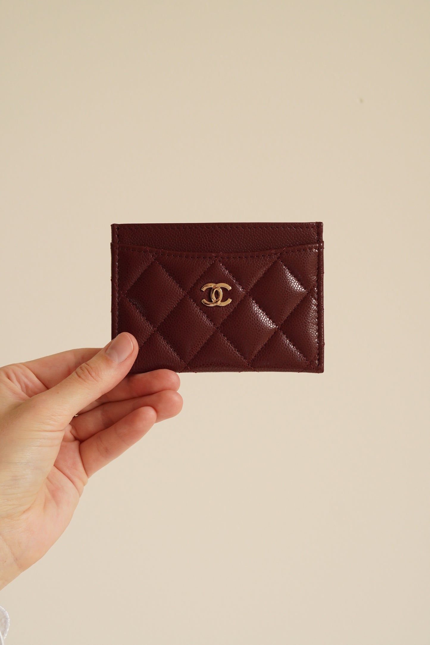 CHANEL CLASSIC CARD HOLDER | BURGUNDY
