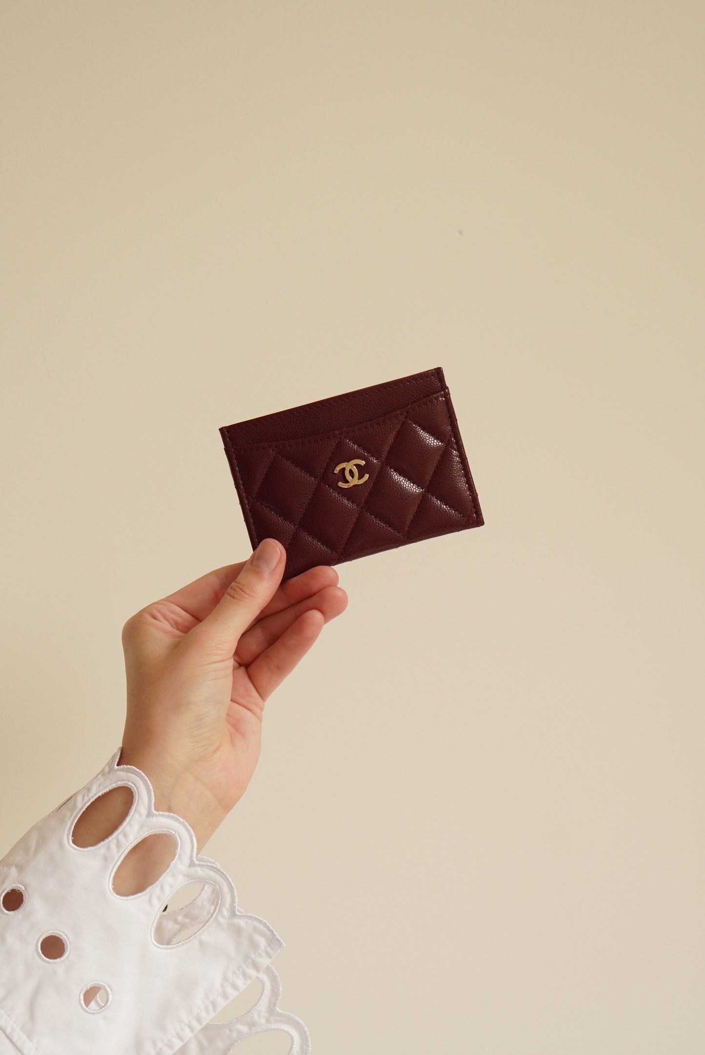 CHANEL CLASSIC CARD HOLDER | BURGUNDY