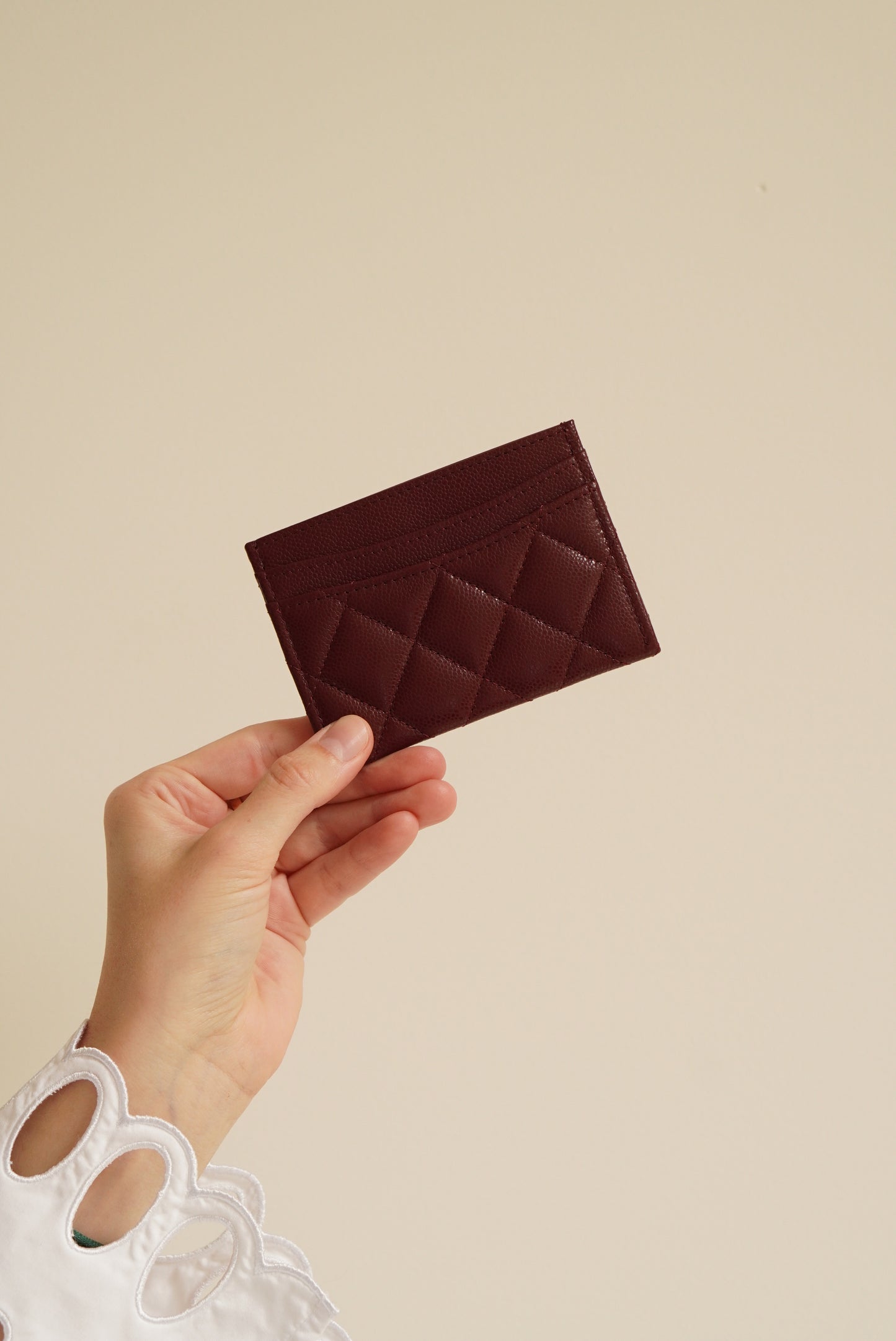 CHANEL CLASSIC CARD HOLDER | BURGUNDY