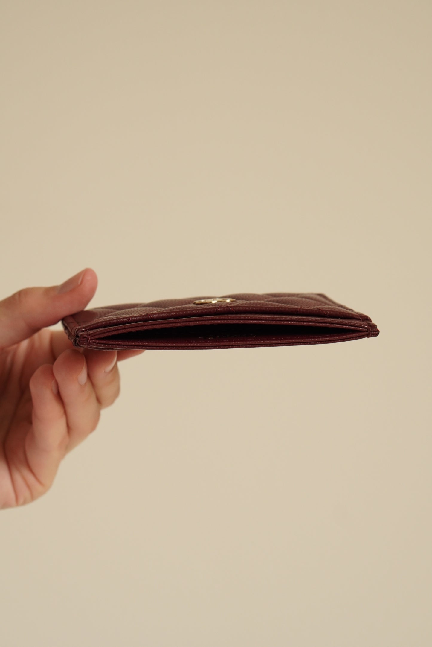CHANEL CLASSIC CARD HOLDER | BURGUNDY