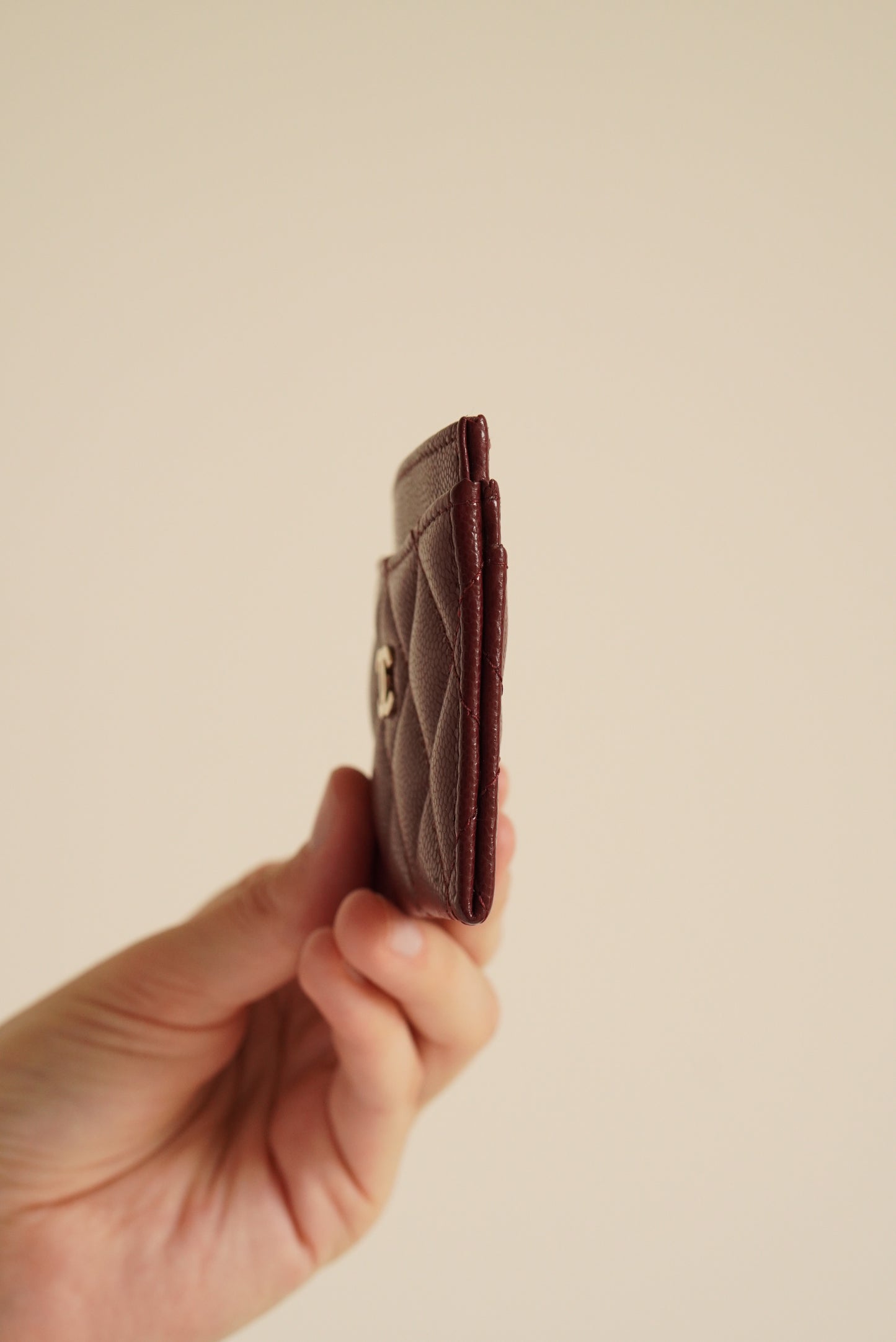 CHANEL CLASSIC CARD HOLDER | BURGUNDY