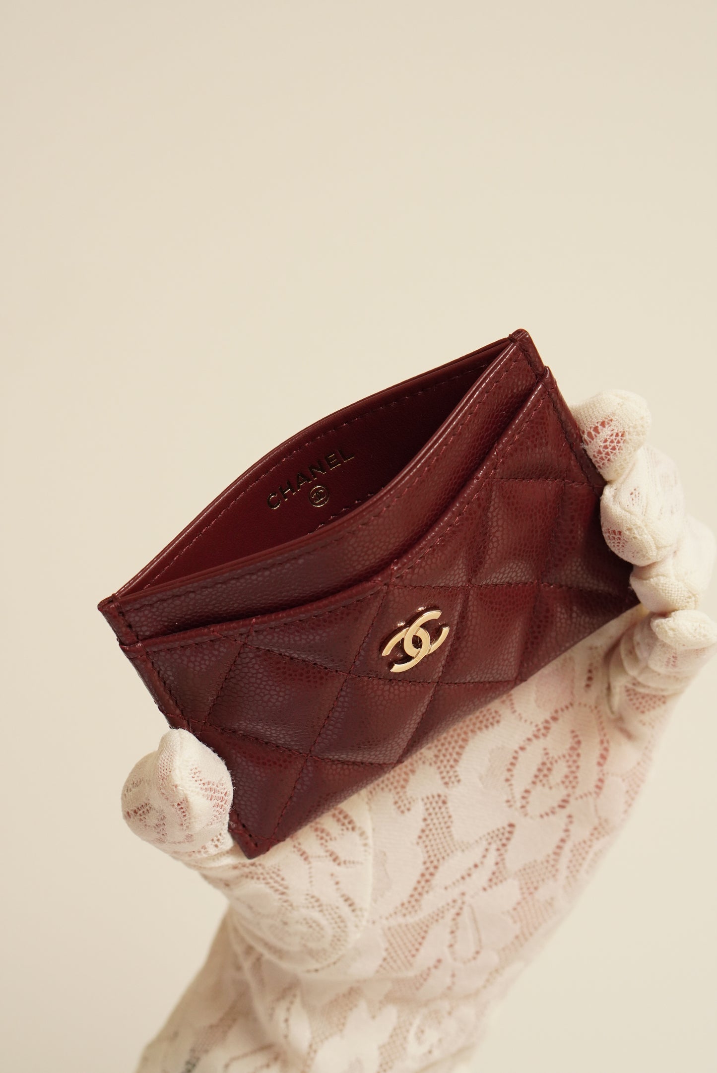 CHANEL CLASSIC CARD HOLDER | BURGUNDY