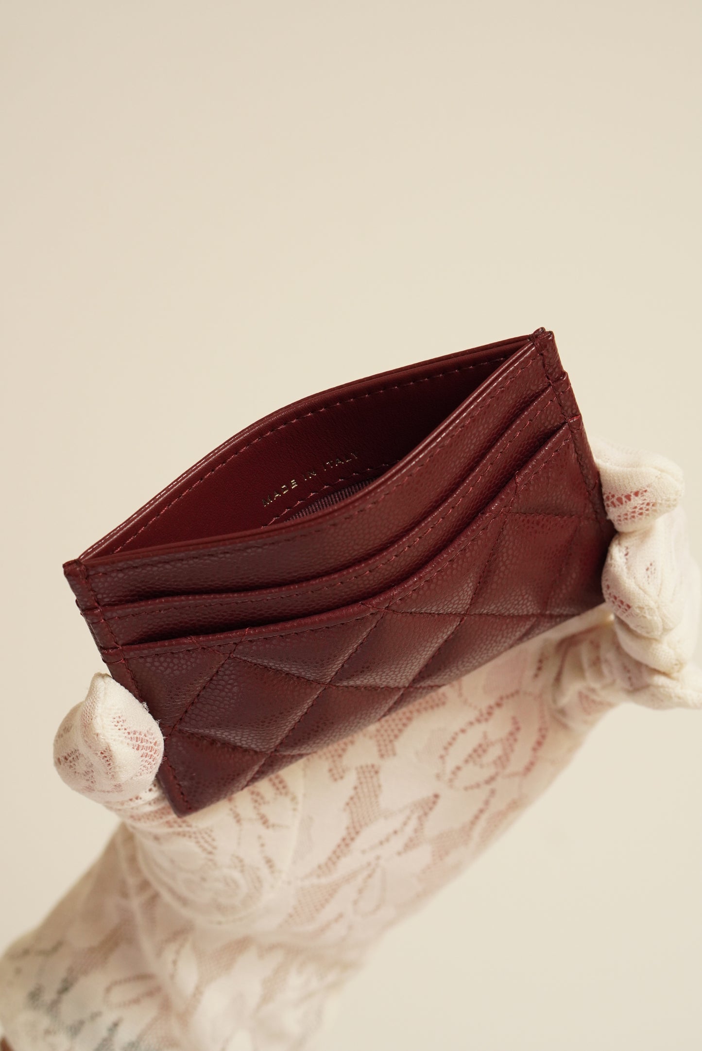 CHANEL CLASSIC CARD HOLDER | BURGUNDY