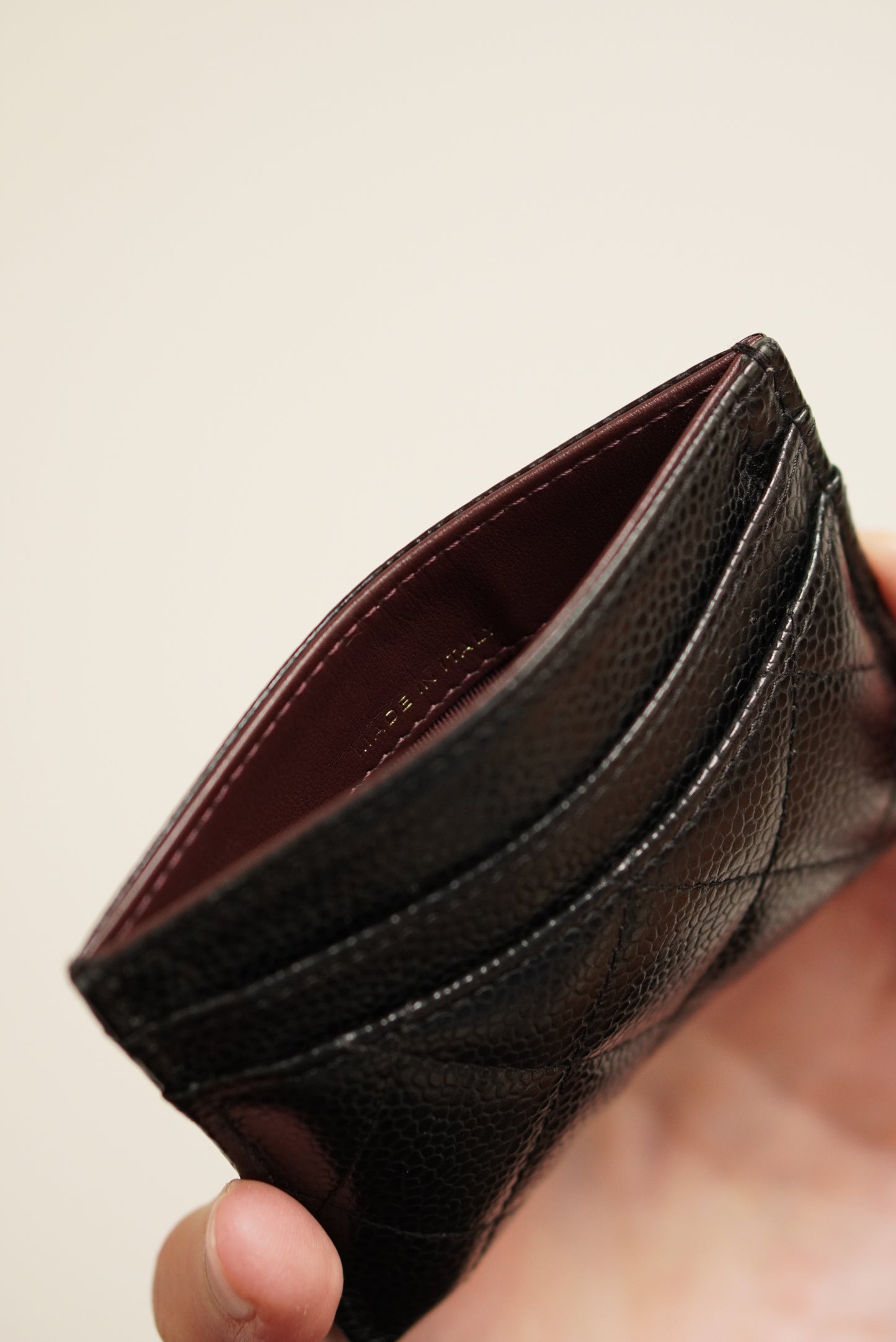 CHANEL CLASSIC CARD HOLDER | BLACK