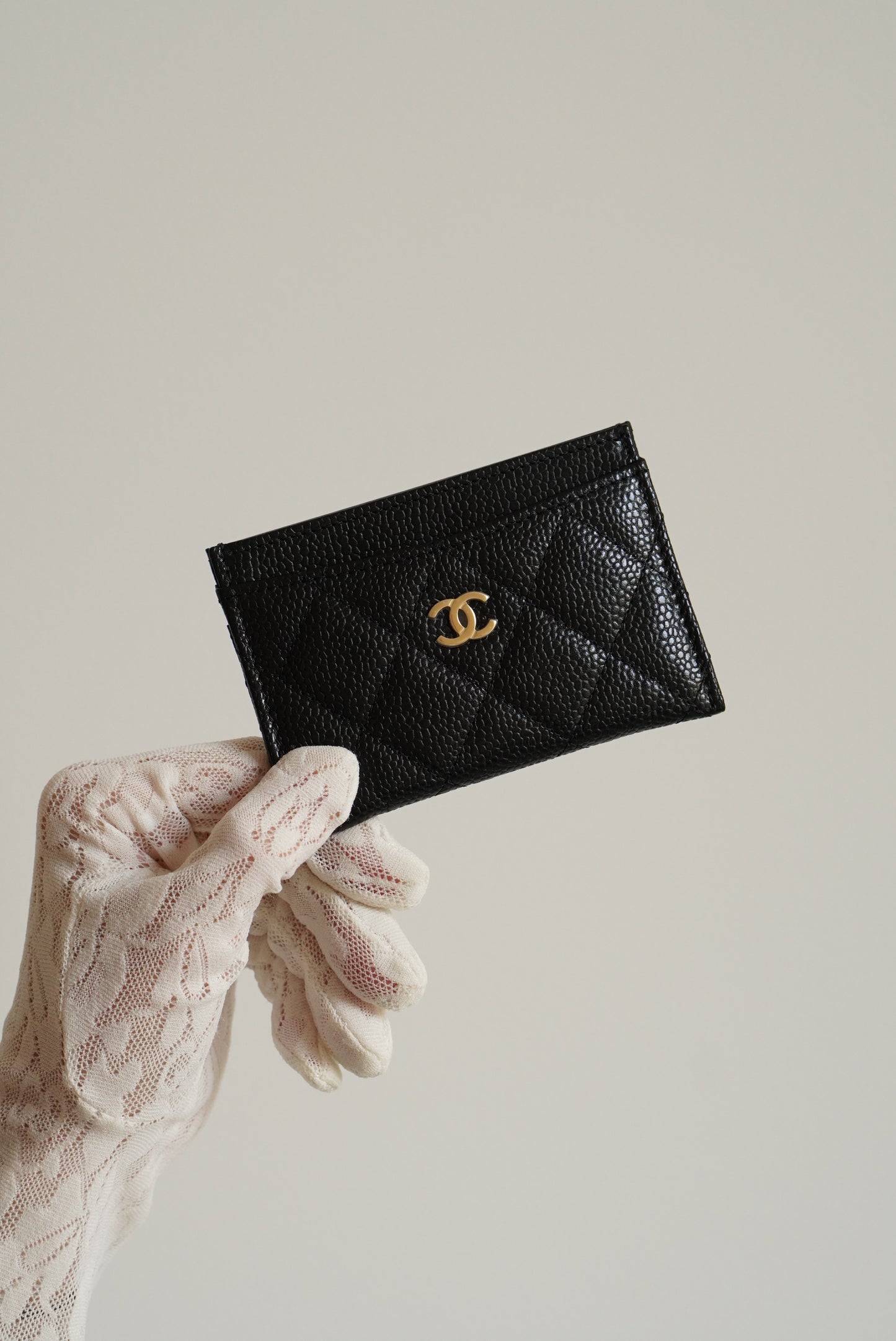 CHANEL CARD HOLDER | BLACK