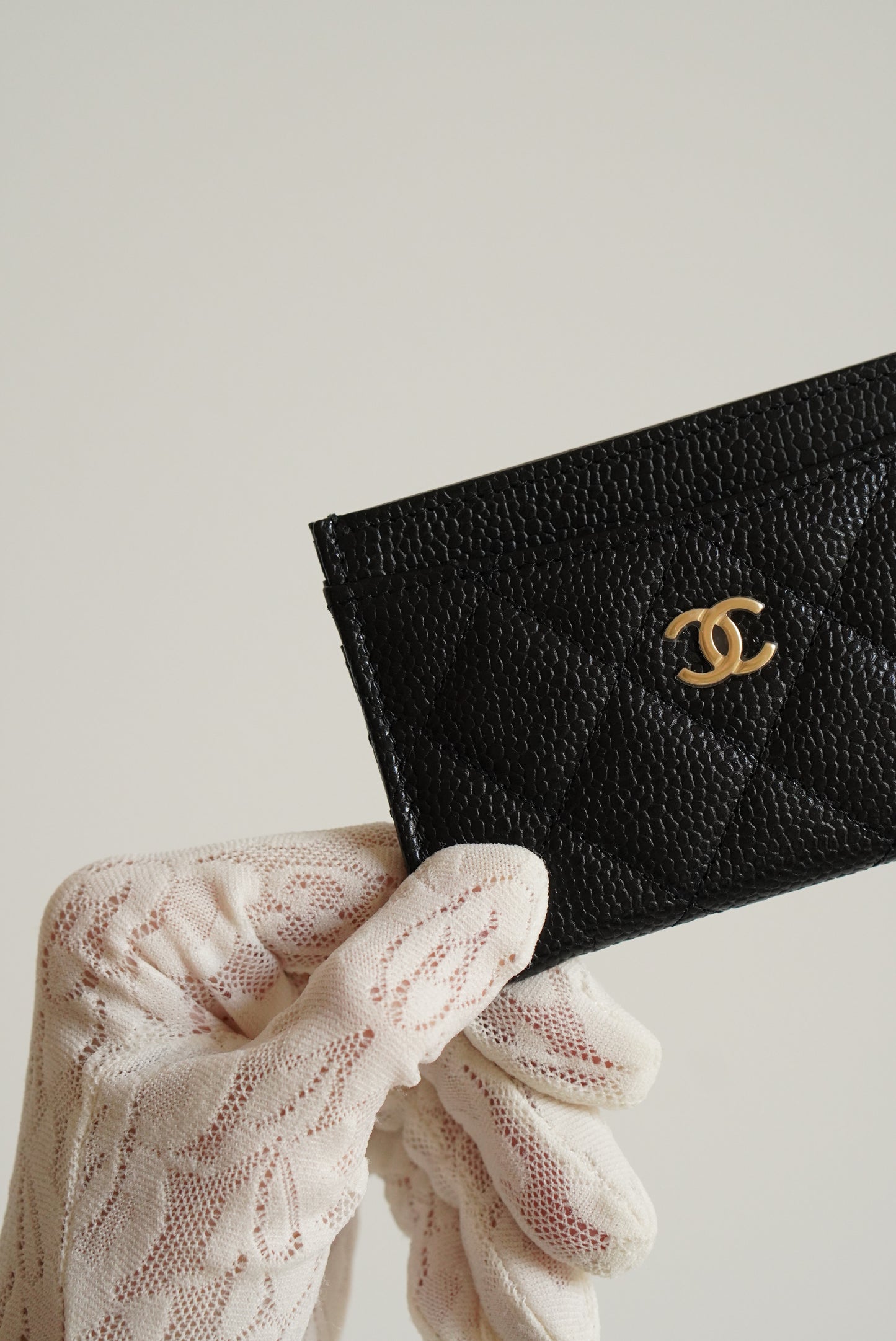 CHANEL CARD HOLDER | BLACK