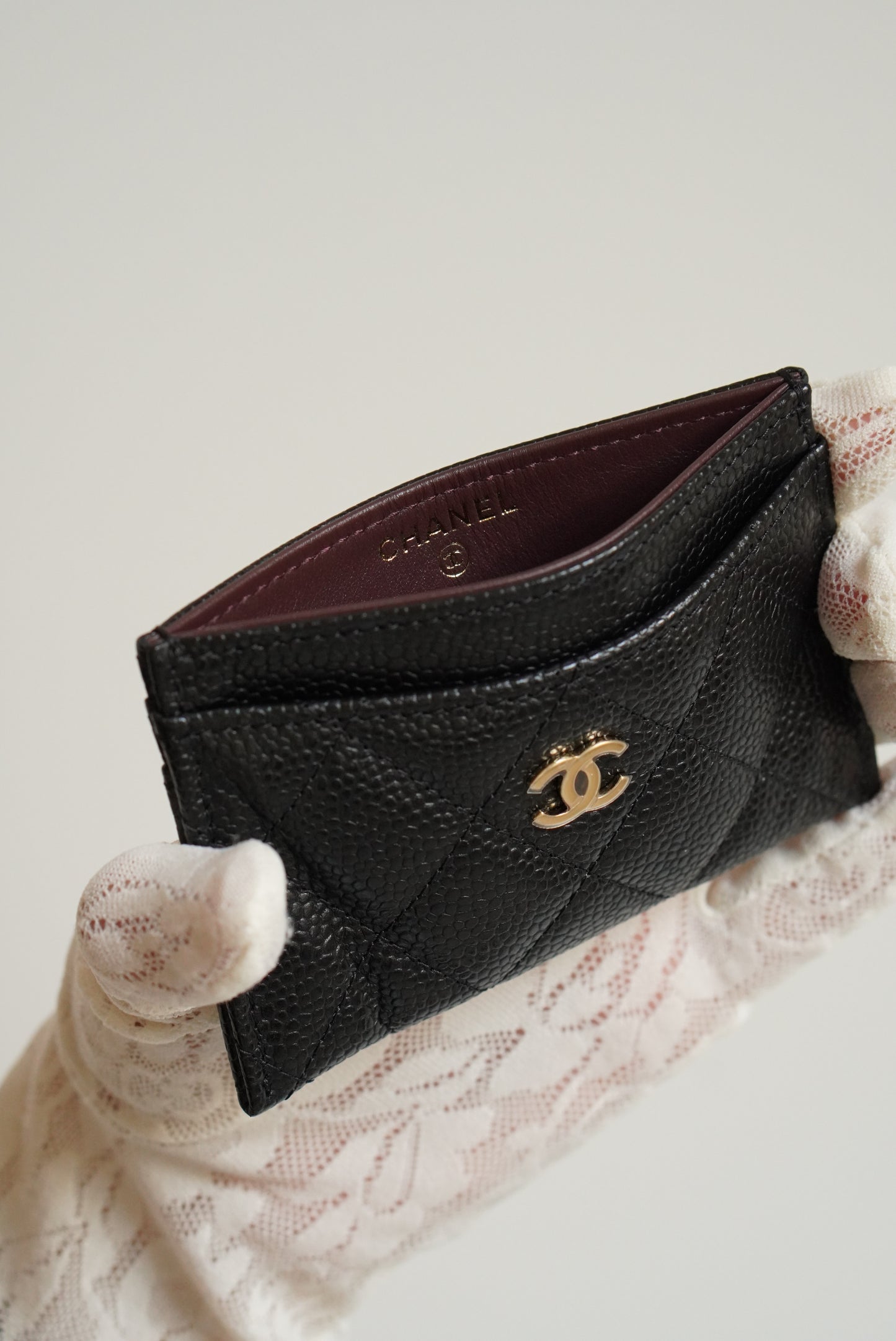CHANEL CARD HOLDER | BLACK