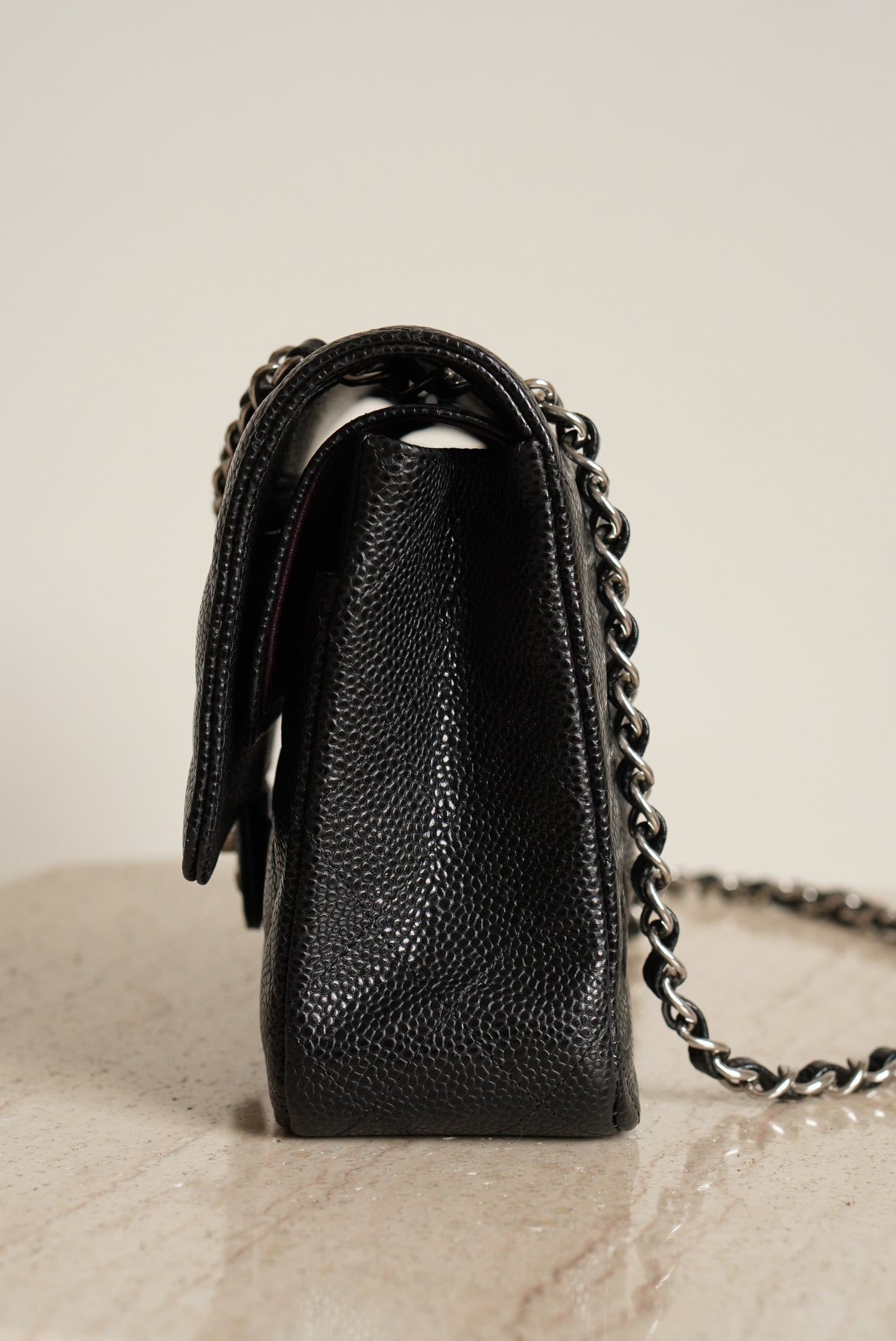 CHANEL CLASSIC MEDIUM DOUBLE FLAP | BLACK