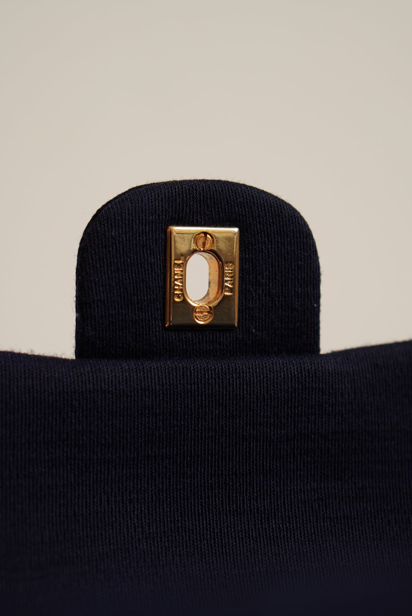 CHANEL CLASSIC MEDIUM DOUBLE FLAP | NAVY BLUE
