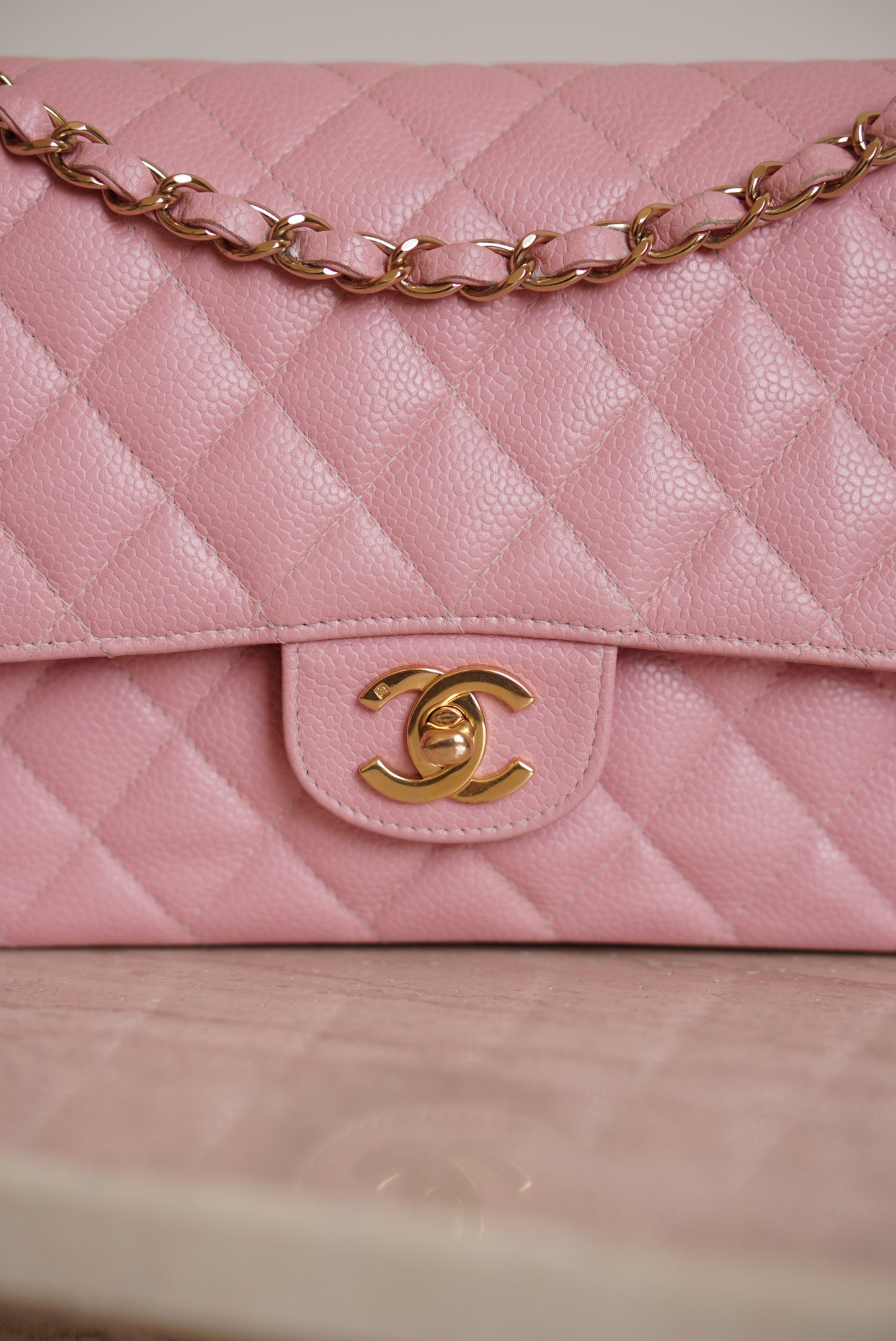 CHANEL CLASSIC MEDIUM DOUBLE FLAP | ROSE SAKURA
