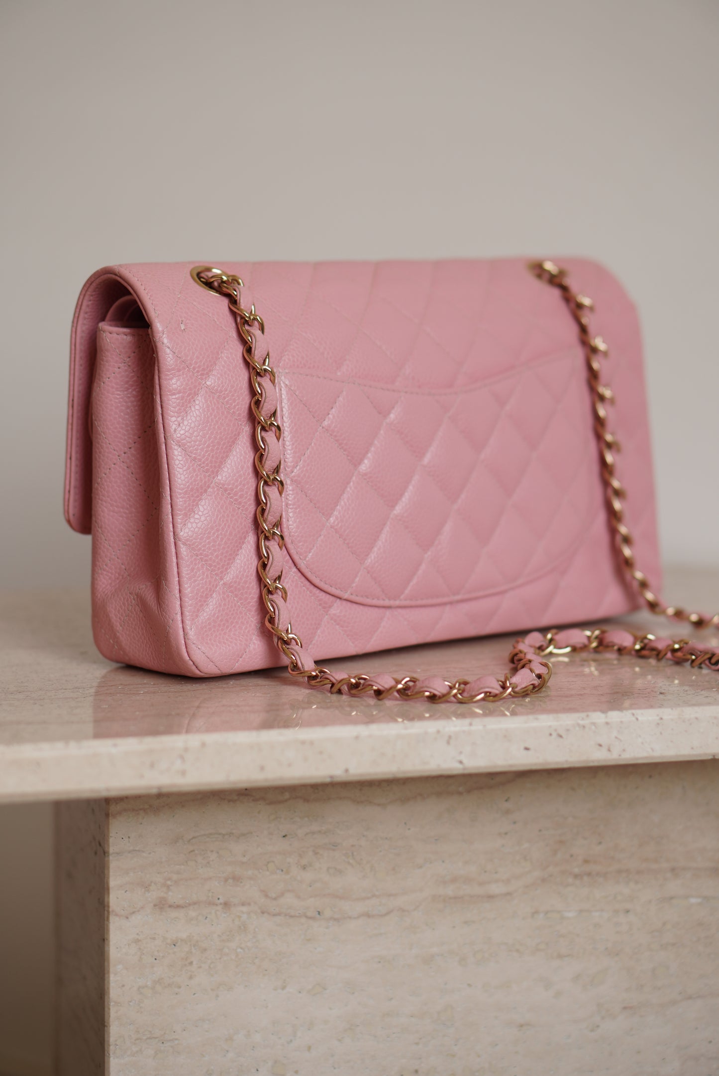 CHANEL CLASSIC MEDIUM DOUBLE FLAP | ROSE SAKURA