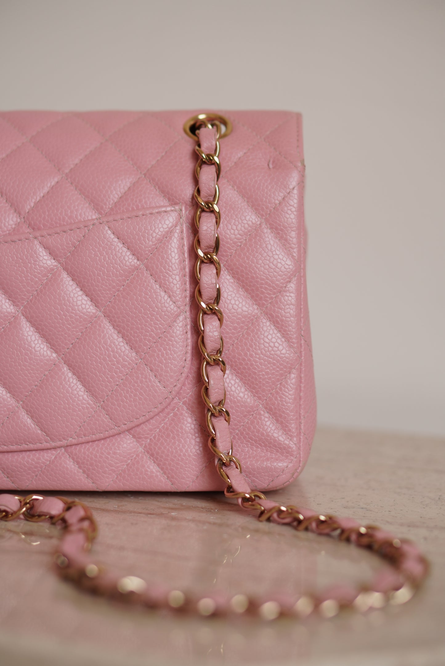 CHANEL CLASSIC MEDIUM DOUBLE FLAP | ROSE SAKURA