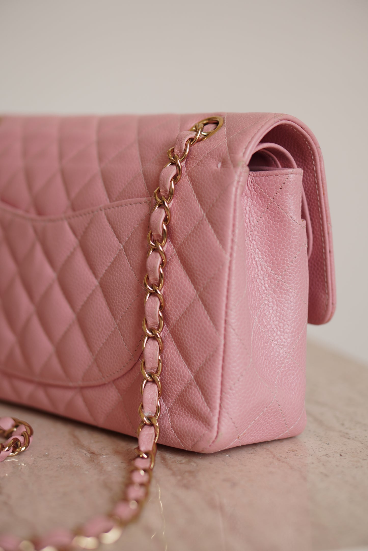 CHANEL CLASSIC MEDIUM DOUBLE FLAP | ROSE SAKURA