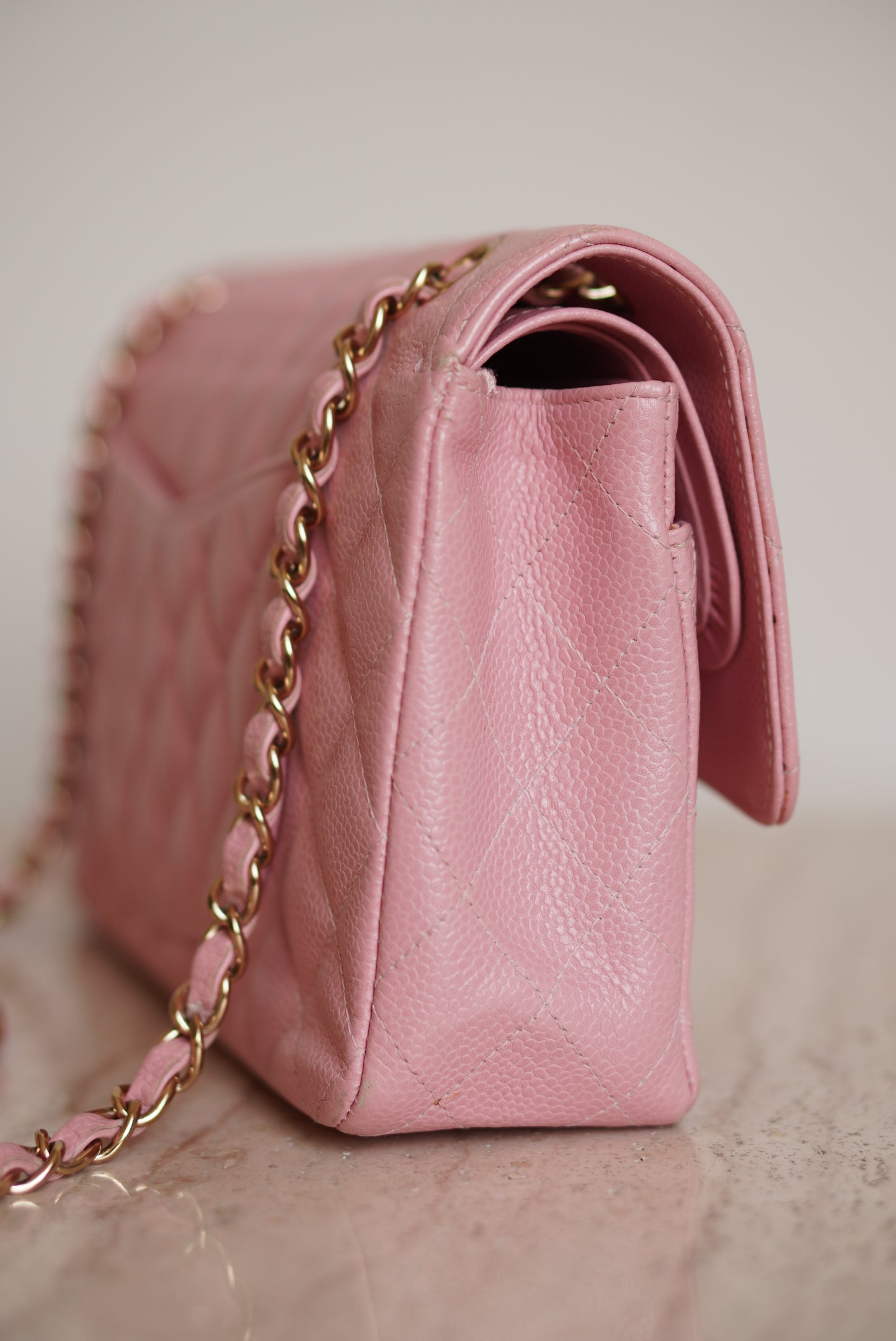 CHANEL CLASSIC MEDIUM DOUBLE FLAP | ROSE SAKURA