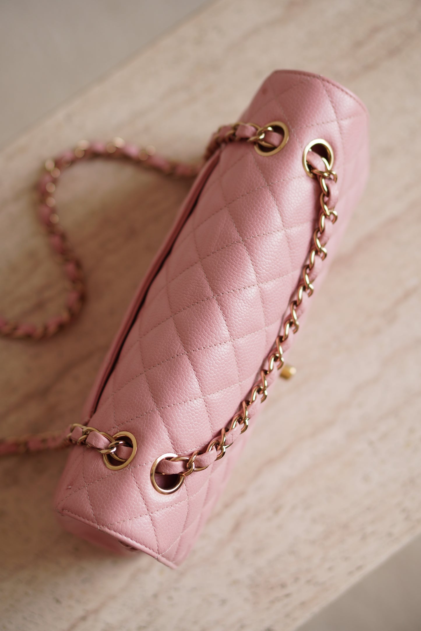CHANEL CLASSIC MEDIUM DOUBLE FLAP | ROSE SAKURA