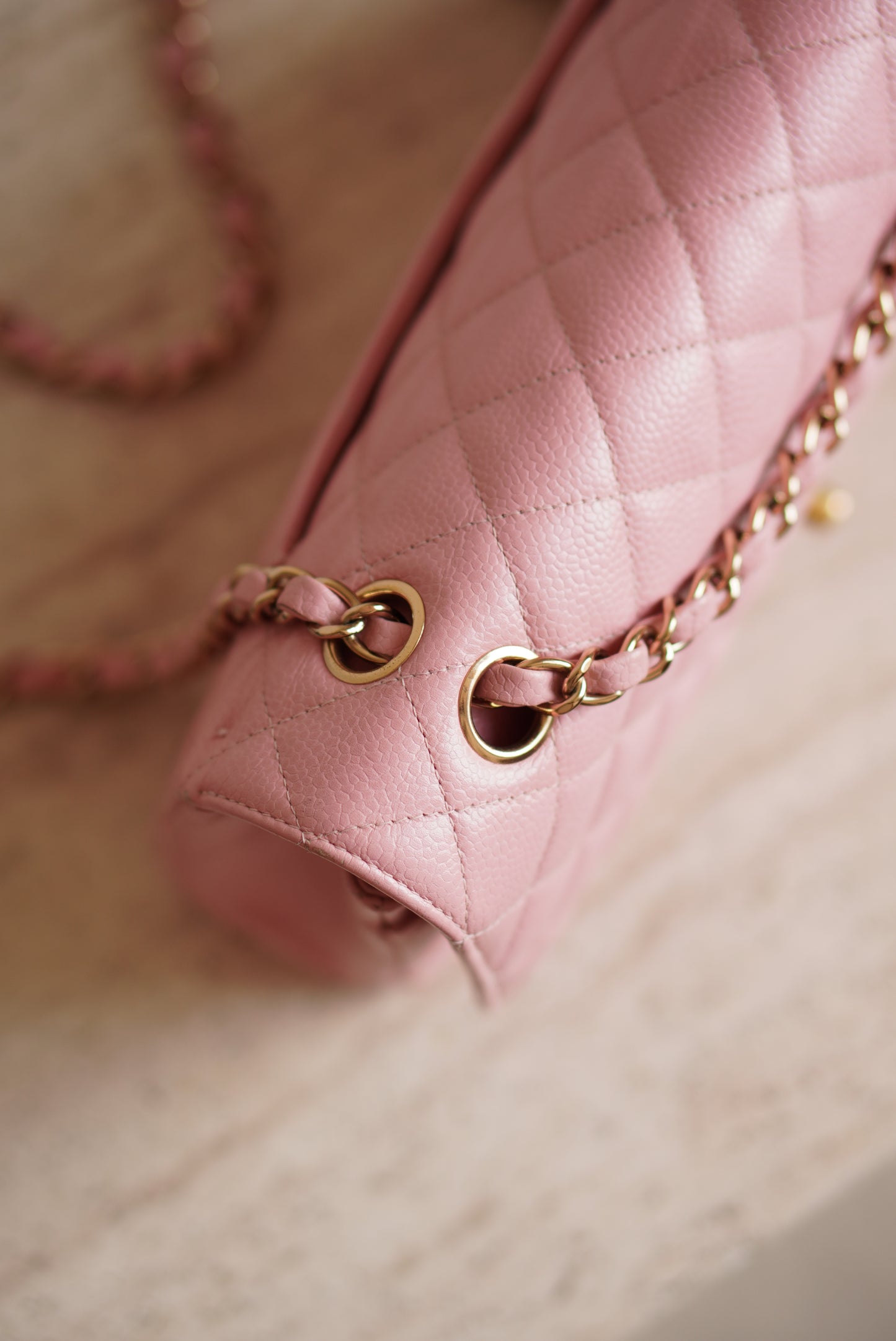 CHANEL CLASSIC MEDIUM DOUBLE FLAP | ROSE SAKURA