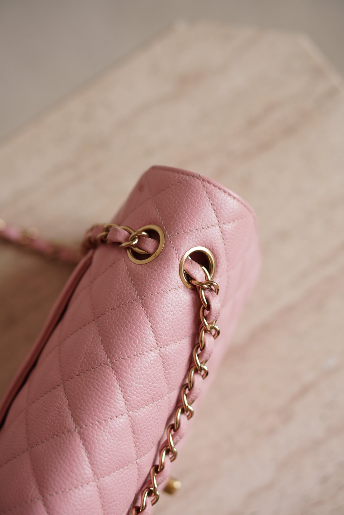 CHANEL CLASSIC MEDIUM DOUBLE FLAP | ROSE SAKURA