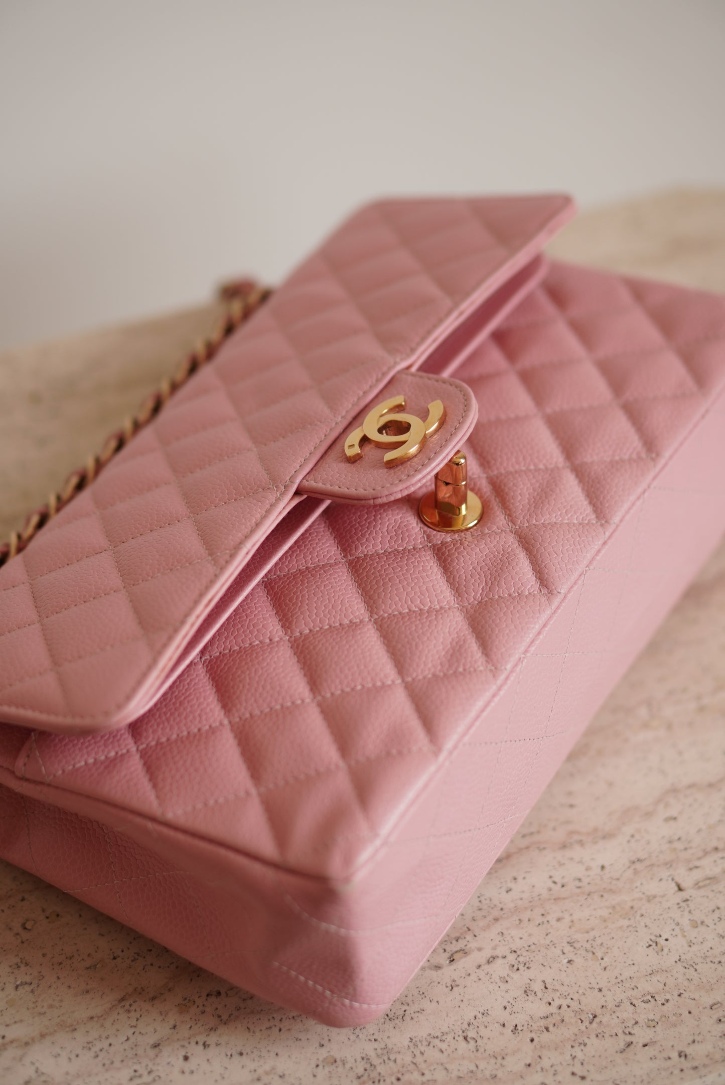 CHANEL CLASSIC MEDIUM DOUBLE FLAP | ROSE SAKURA