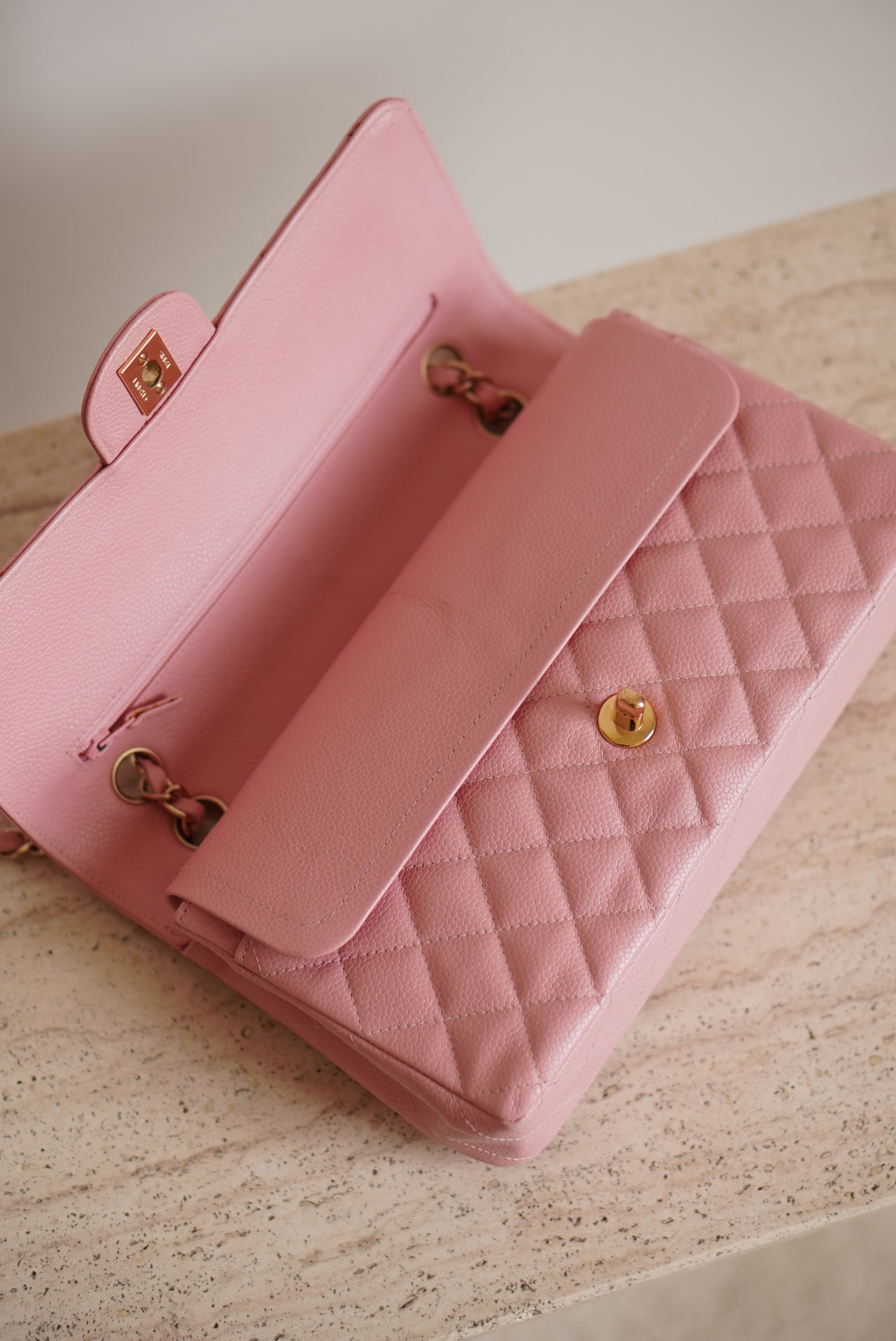 CHANEL CLASSIC MEDIUM DOUBLE FLAP | ROSE SAKURA