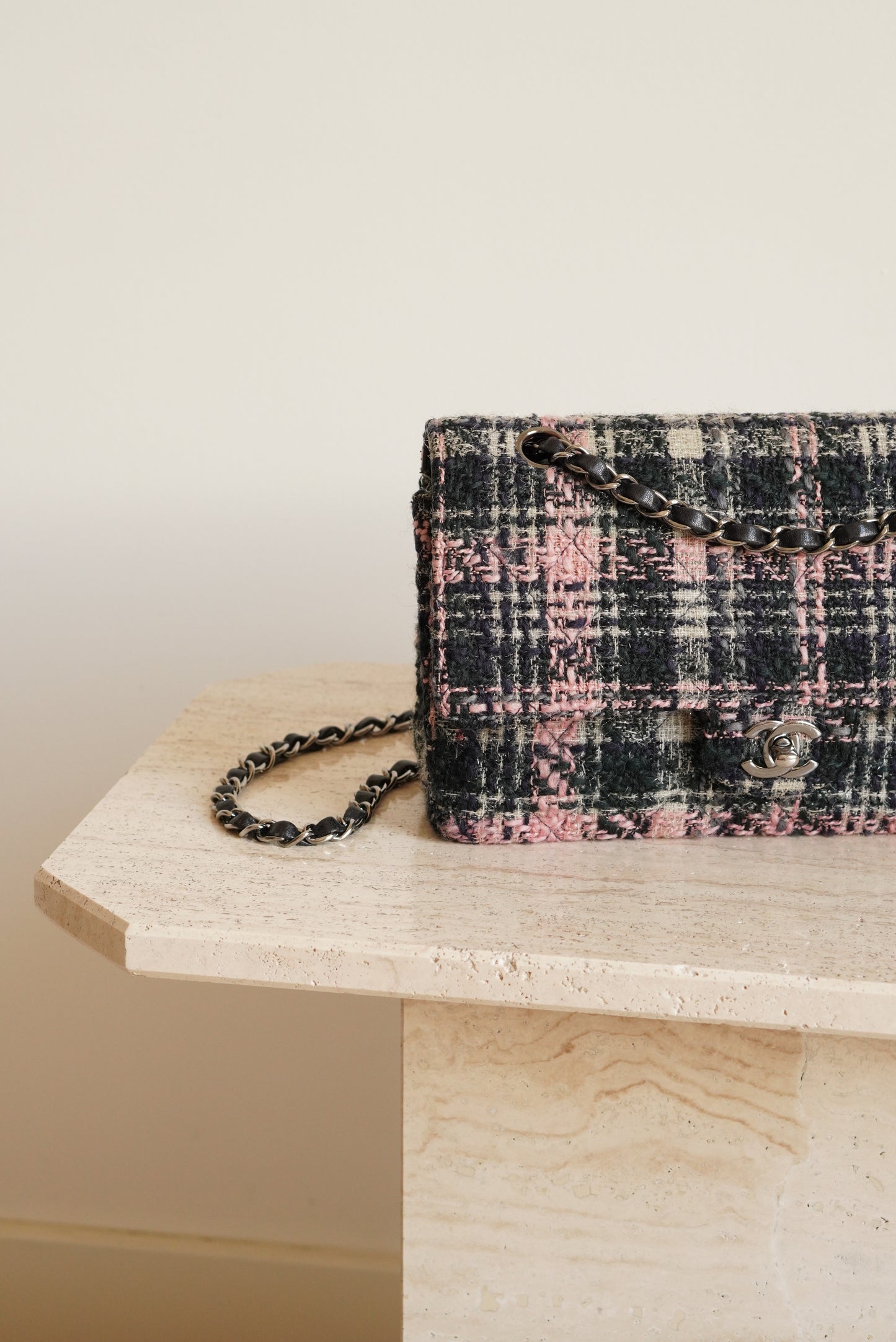 CHANEL CLASSIC MEDIUM DOUBLE FLAP | TWEED