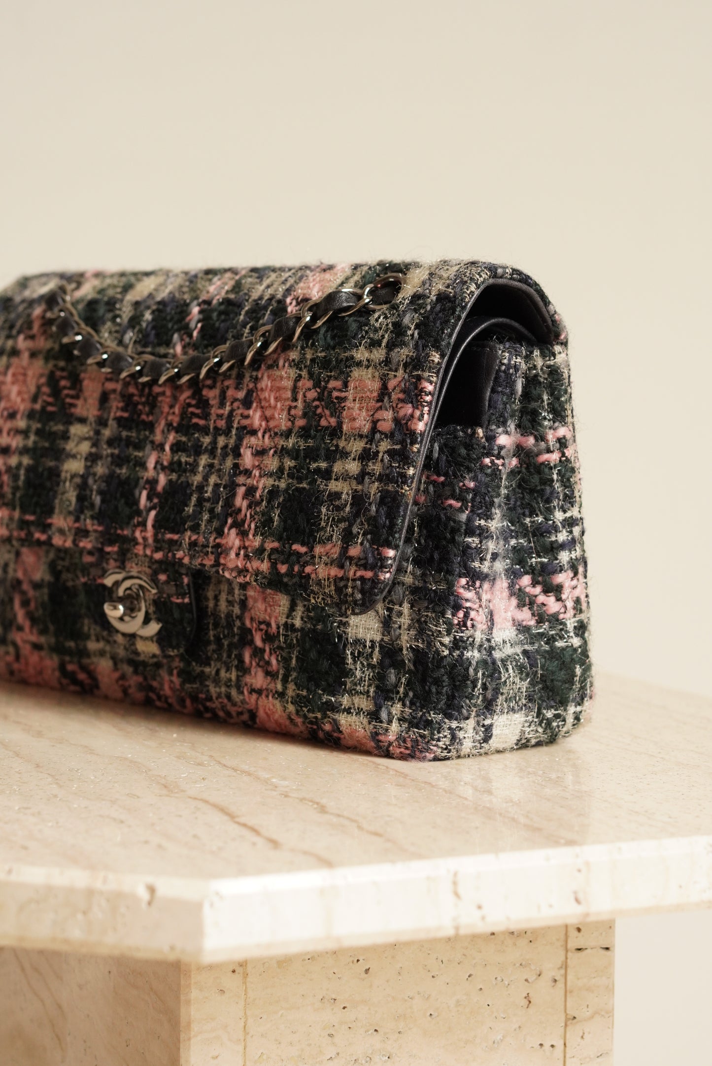 CHANEL CLASSIC MEDIUM DOUBLE FLAP | TWEED