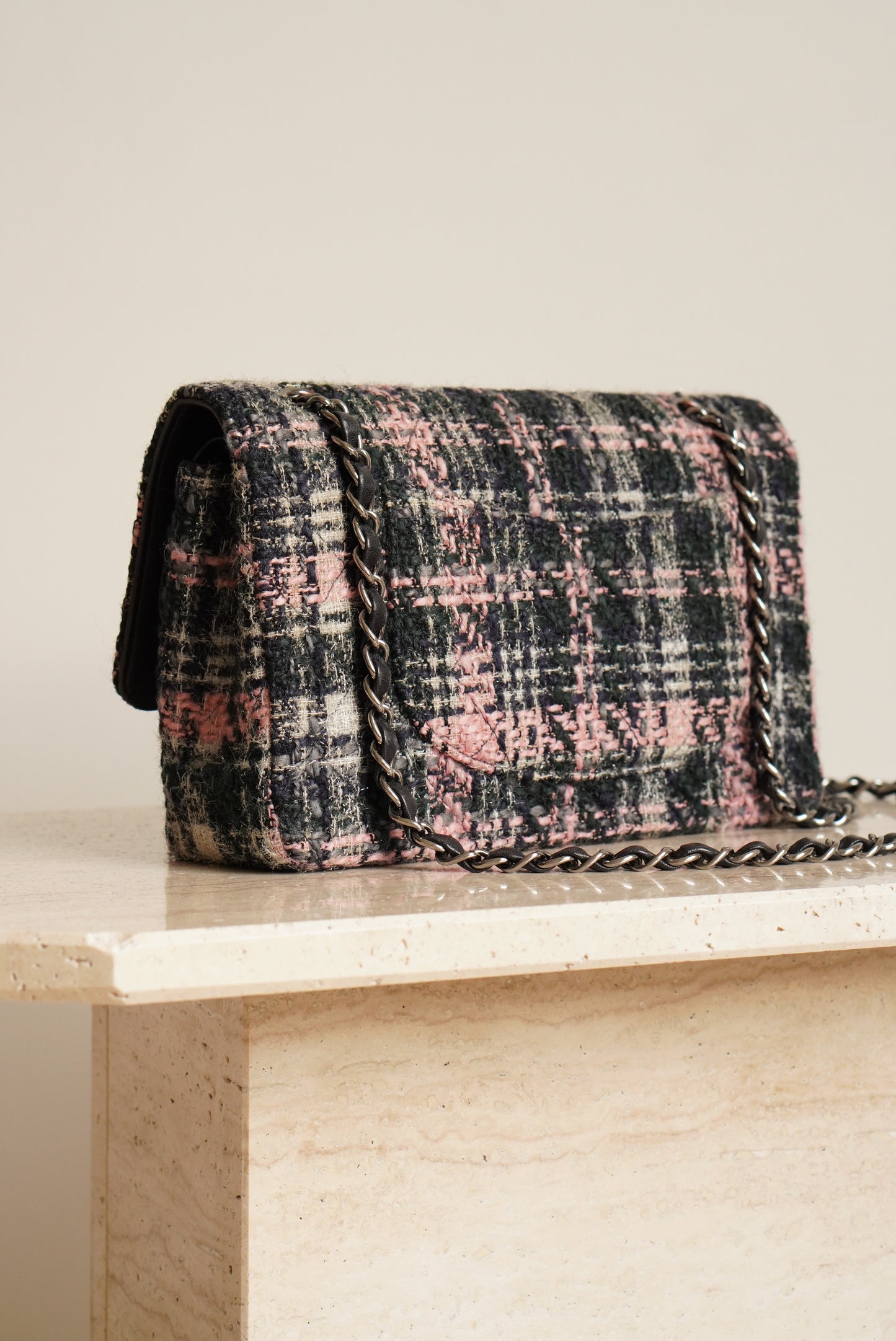 CHANEL CLASSIC MEDIUM DOUBLE FLAP | TWEED