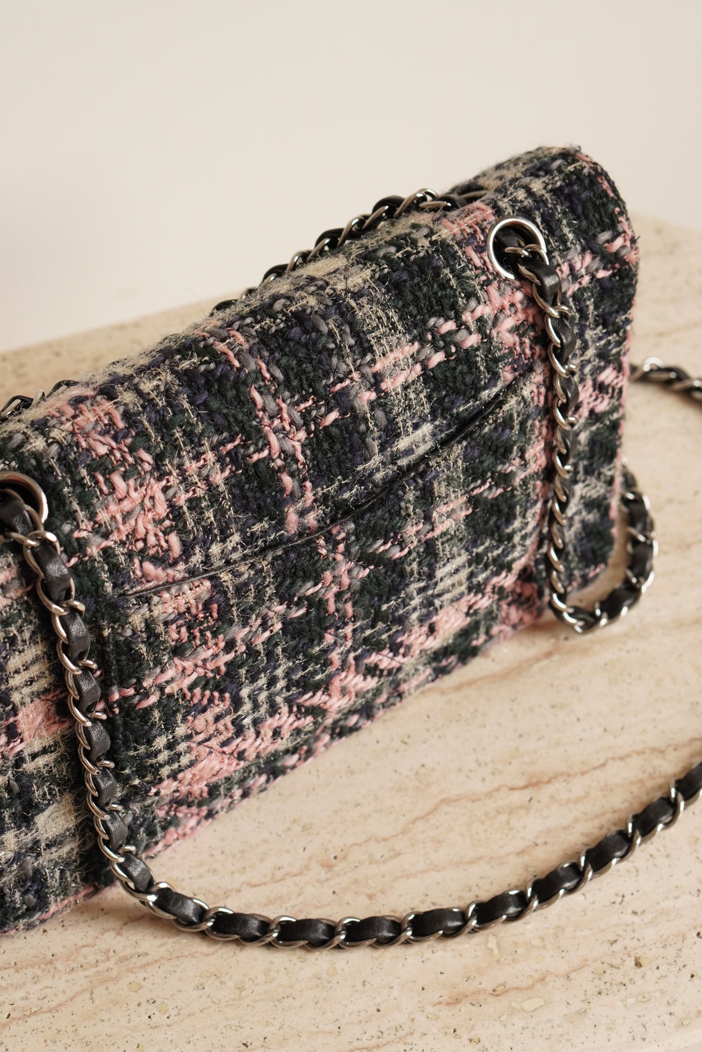 CHANEL CLASSIC MEDIUM DOUBLE FLAP | TWEED