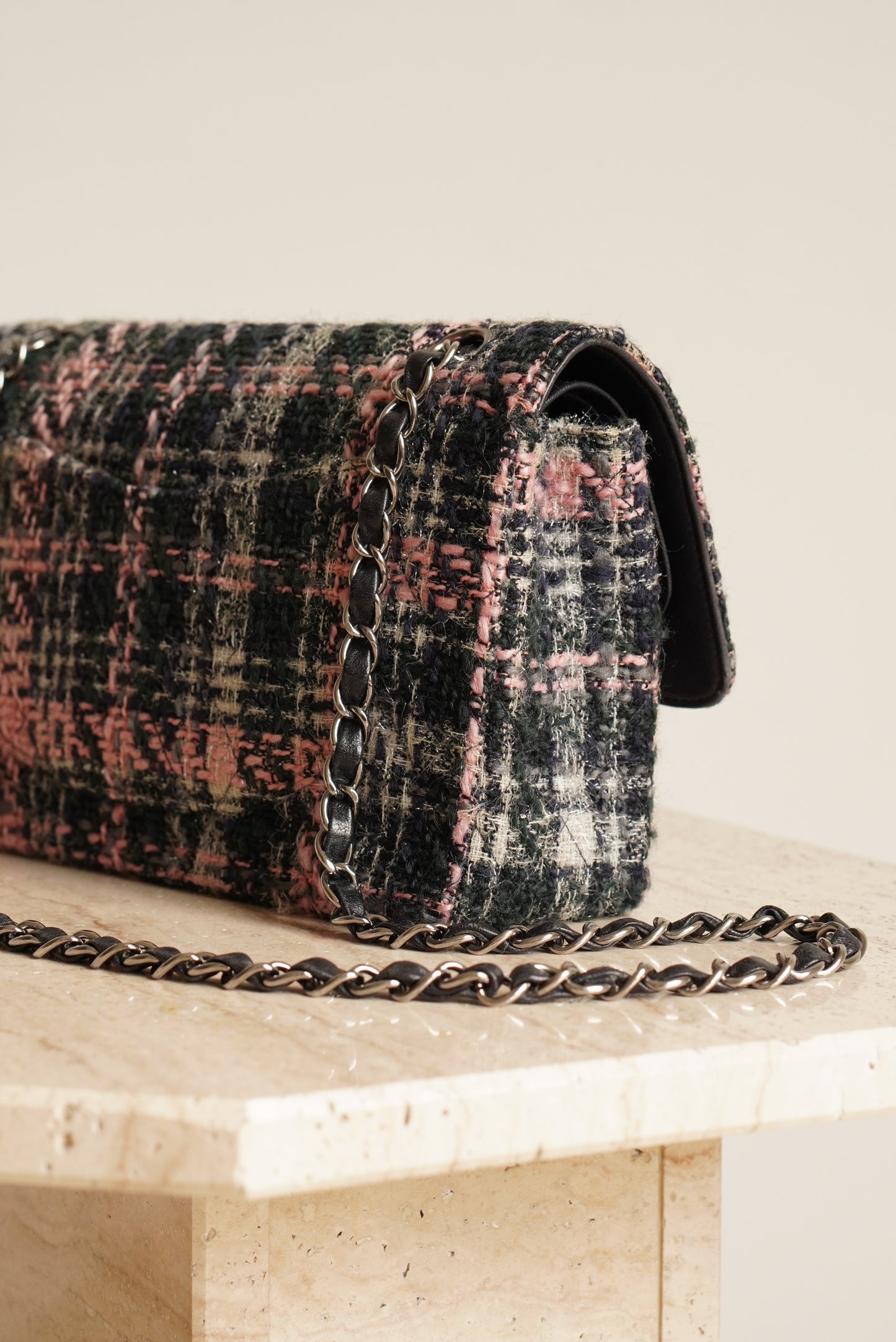 CHANEL CLASSIC MEDIUM DOUBLE FLAP | TWEED