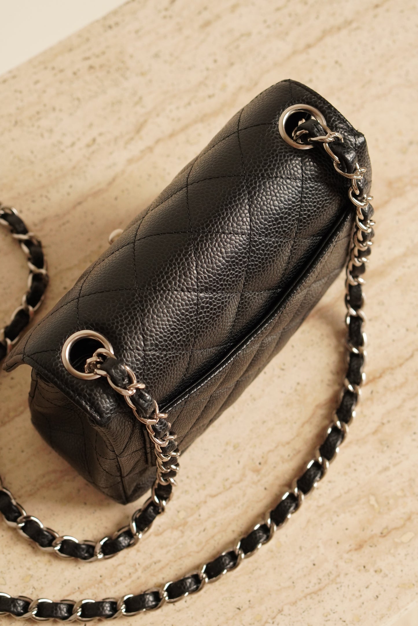 CHANEL CLASSIC MINI SQUARE | BLACK