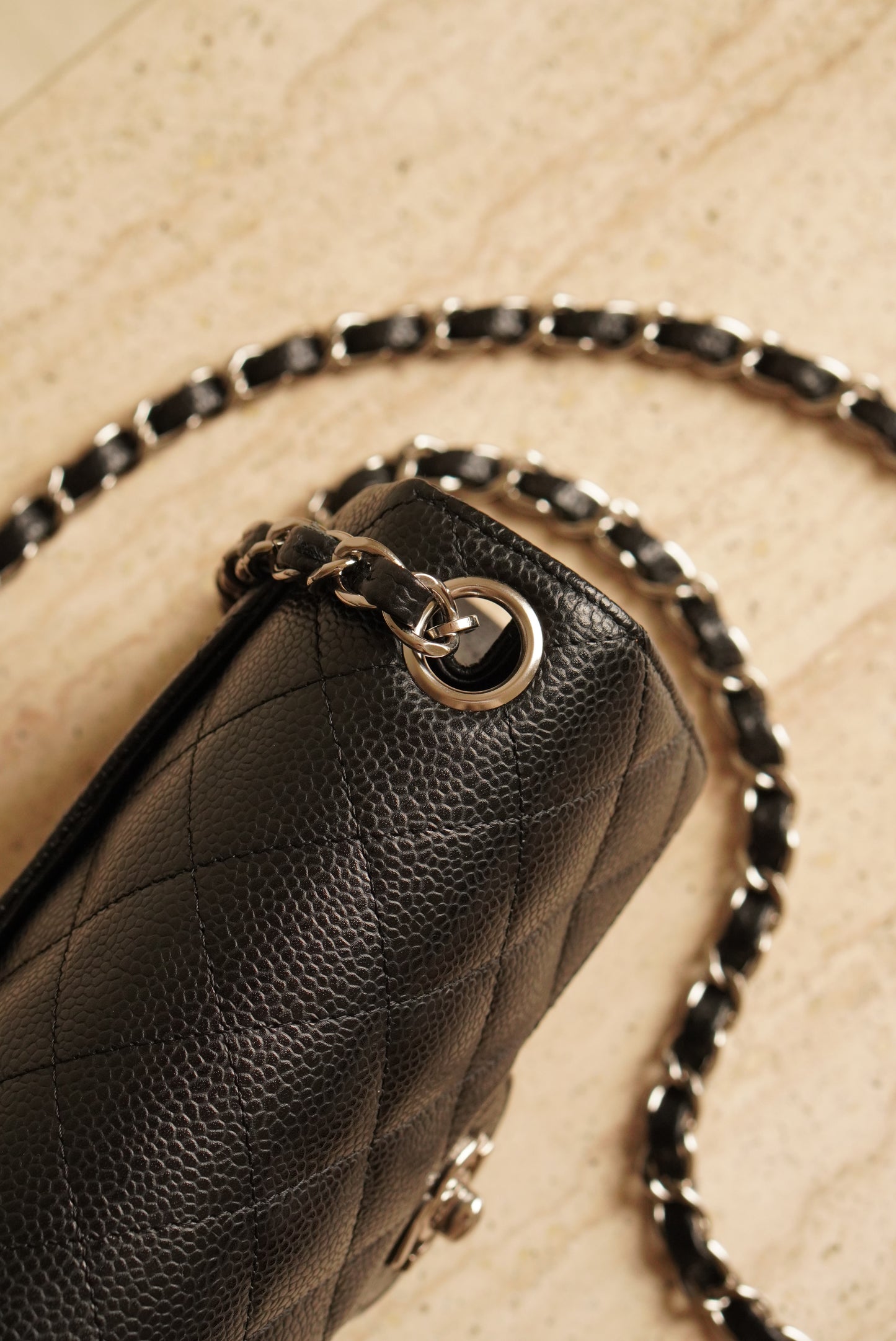 CHANEL CLASSIC MINI SQUARE | BLACK