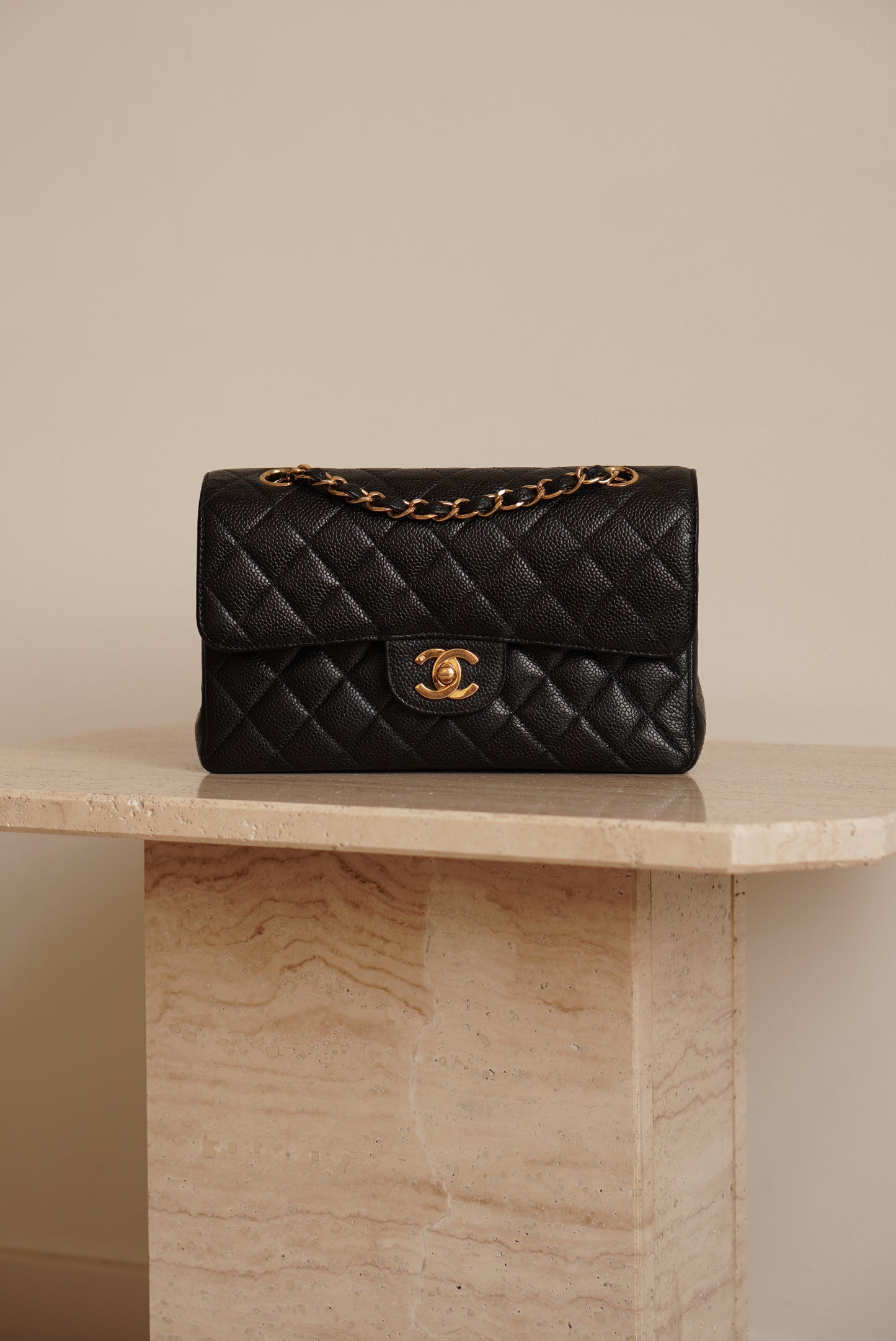 CHANEL CLASSIC SMALL DOUBLE FLAP | BLACK