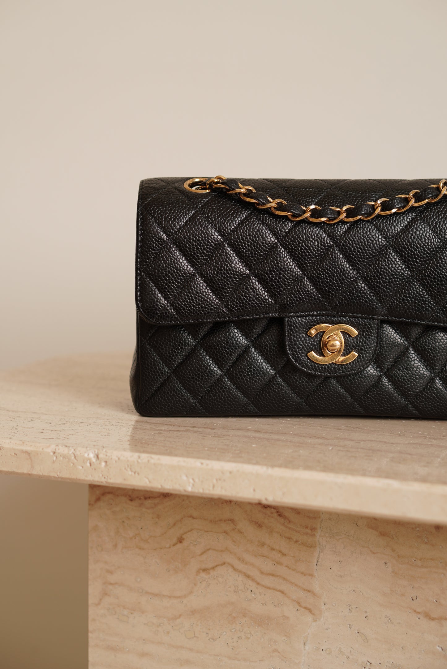 CHANEL CLASSIC SMALL DOUBLE FLAP | BLACK