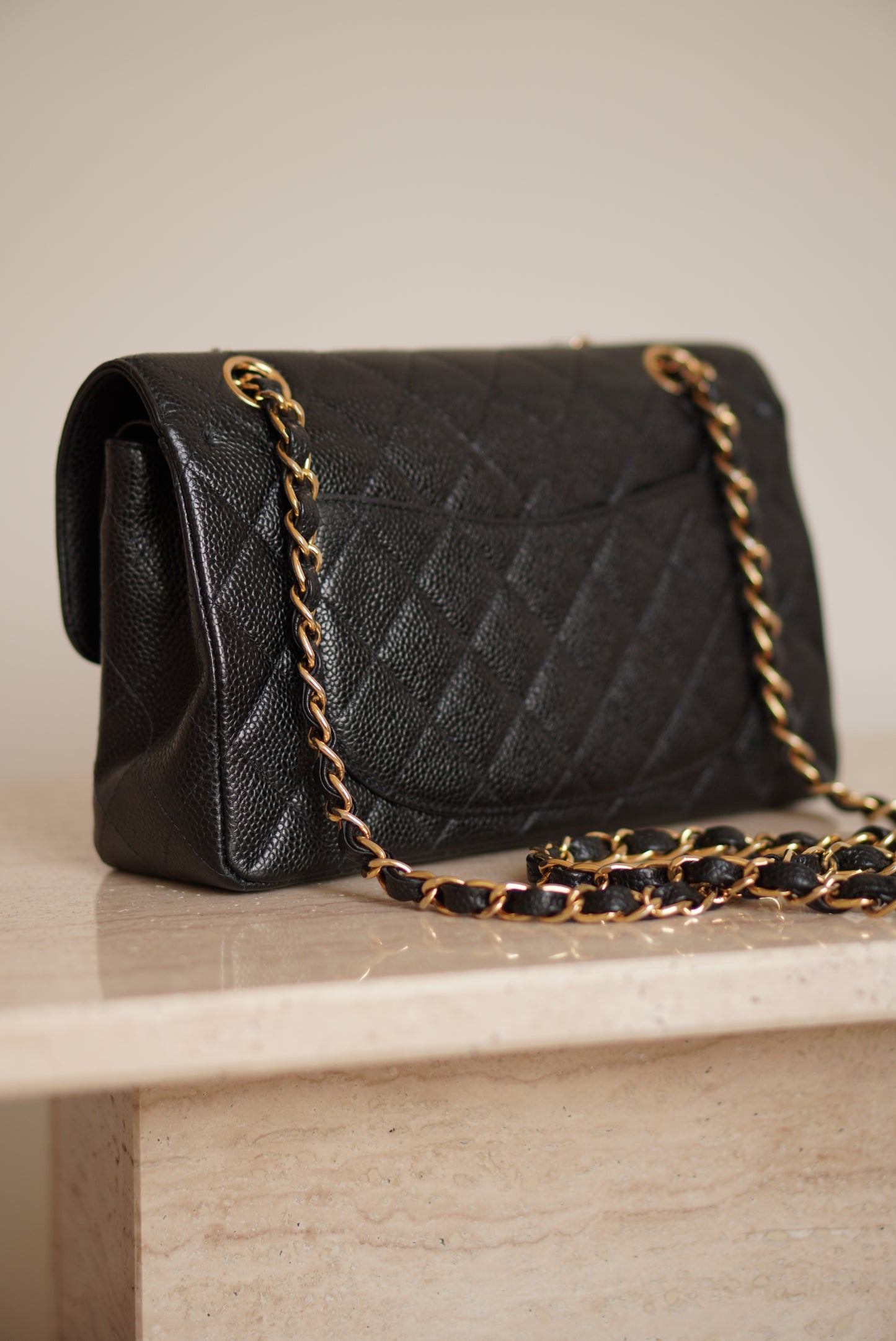 CHANEL CLASSIC SMALL DOUBLE FLAP | BLACK