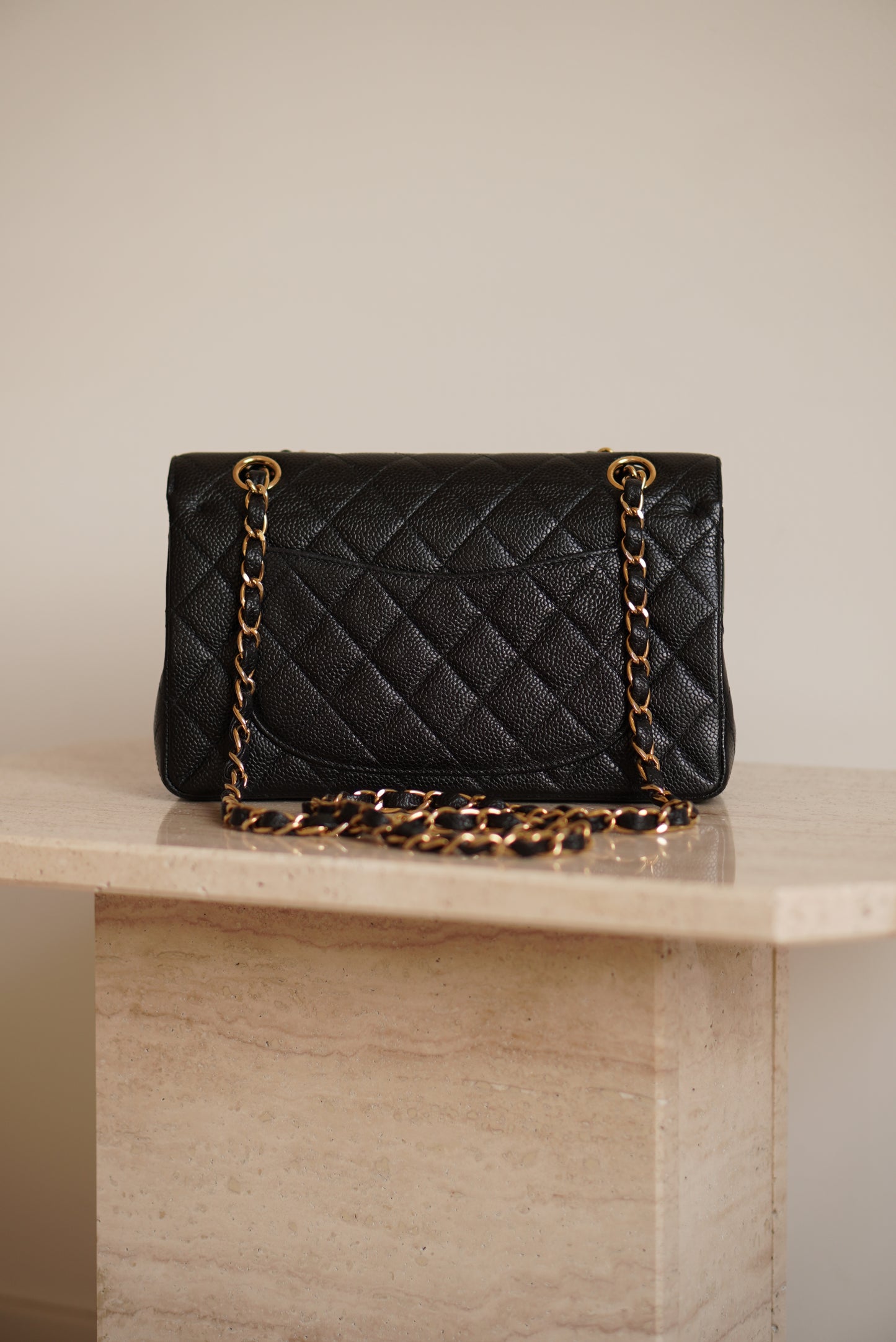 CHANEL CLASSIC SMALL DOUBLE FLAP | BLACK